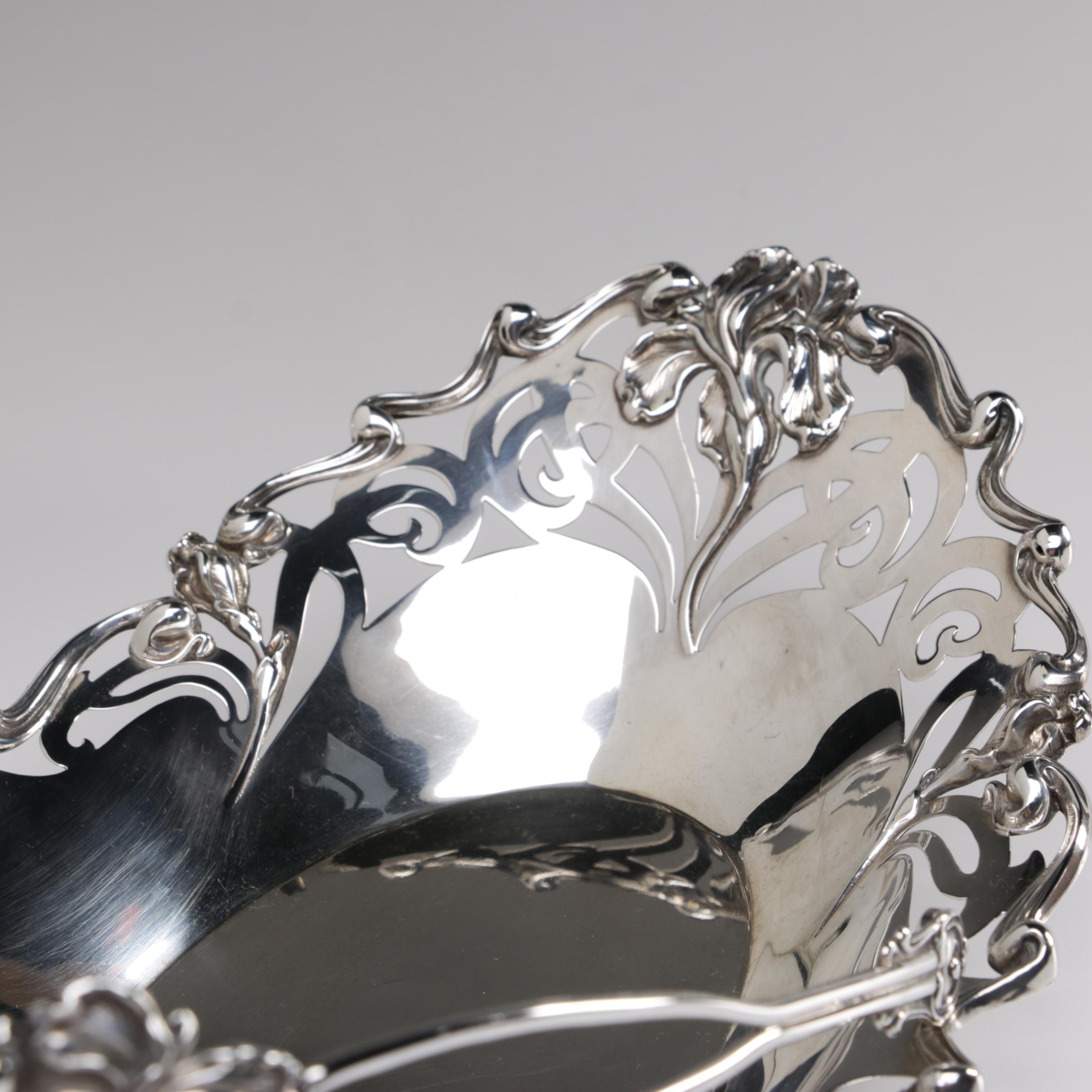 William B. Kerr & Co. Sterling Silver Pierced Basket, 1880s-1927