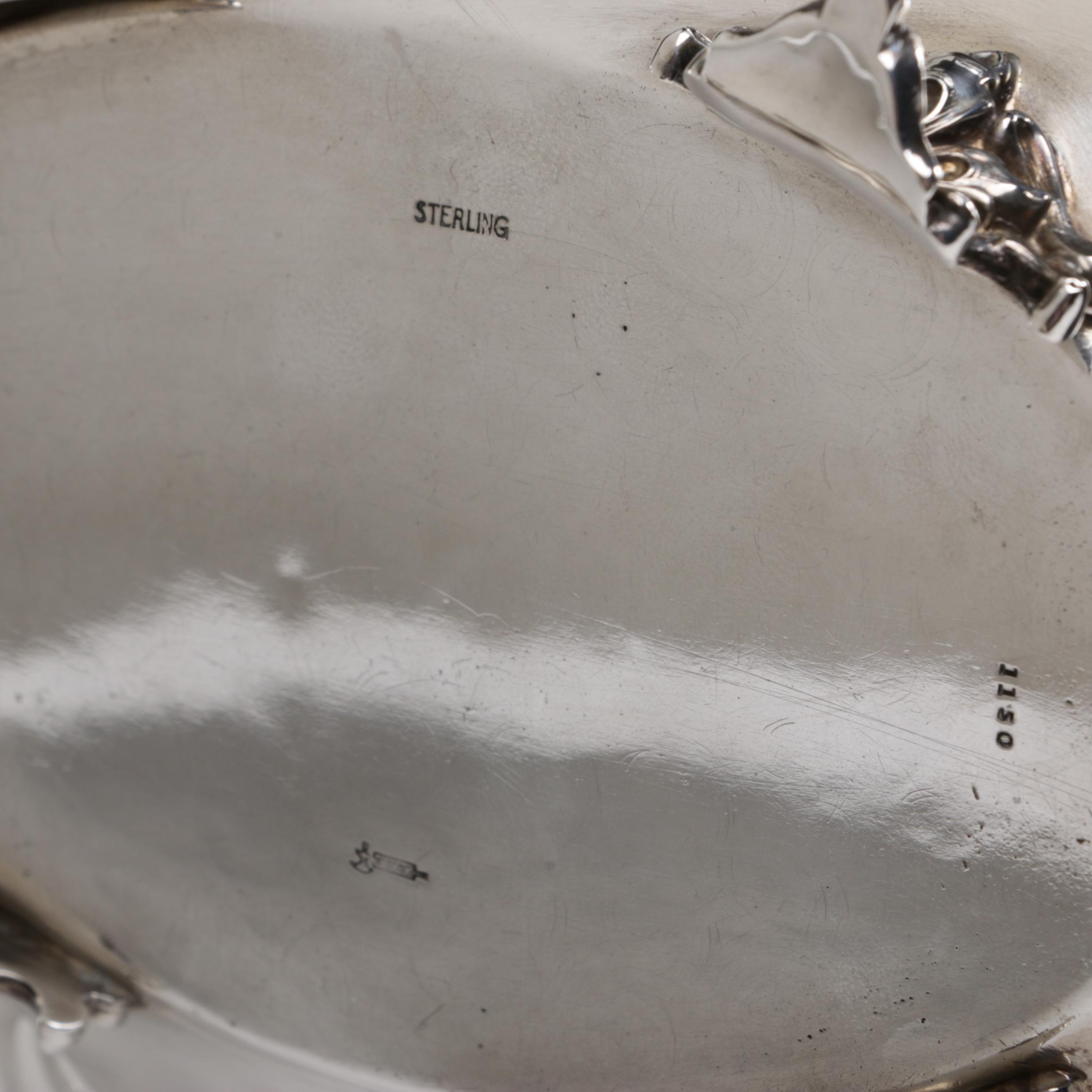 William B. Kerr & Co. Sterling Silver Pierced Basket, 1880s-1927