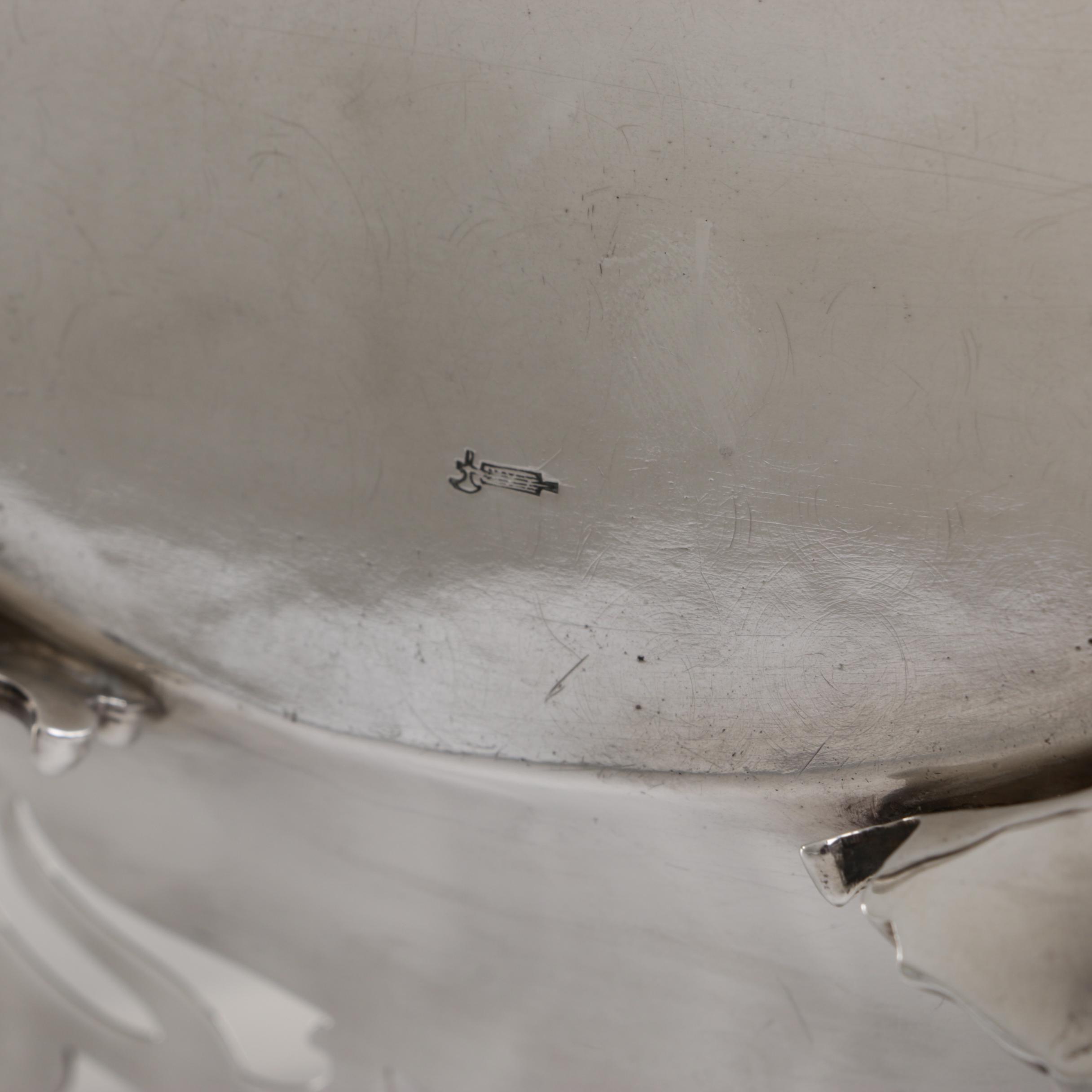 William B. Kerr & Co. Sterling Silver Pierced Basket, 1880s-1927