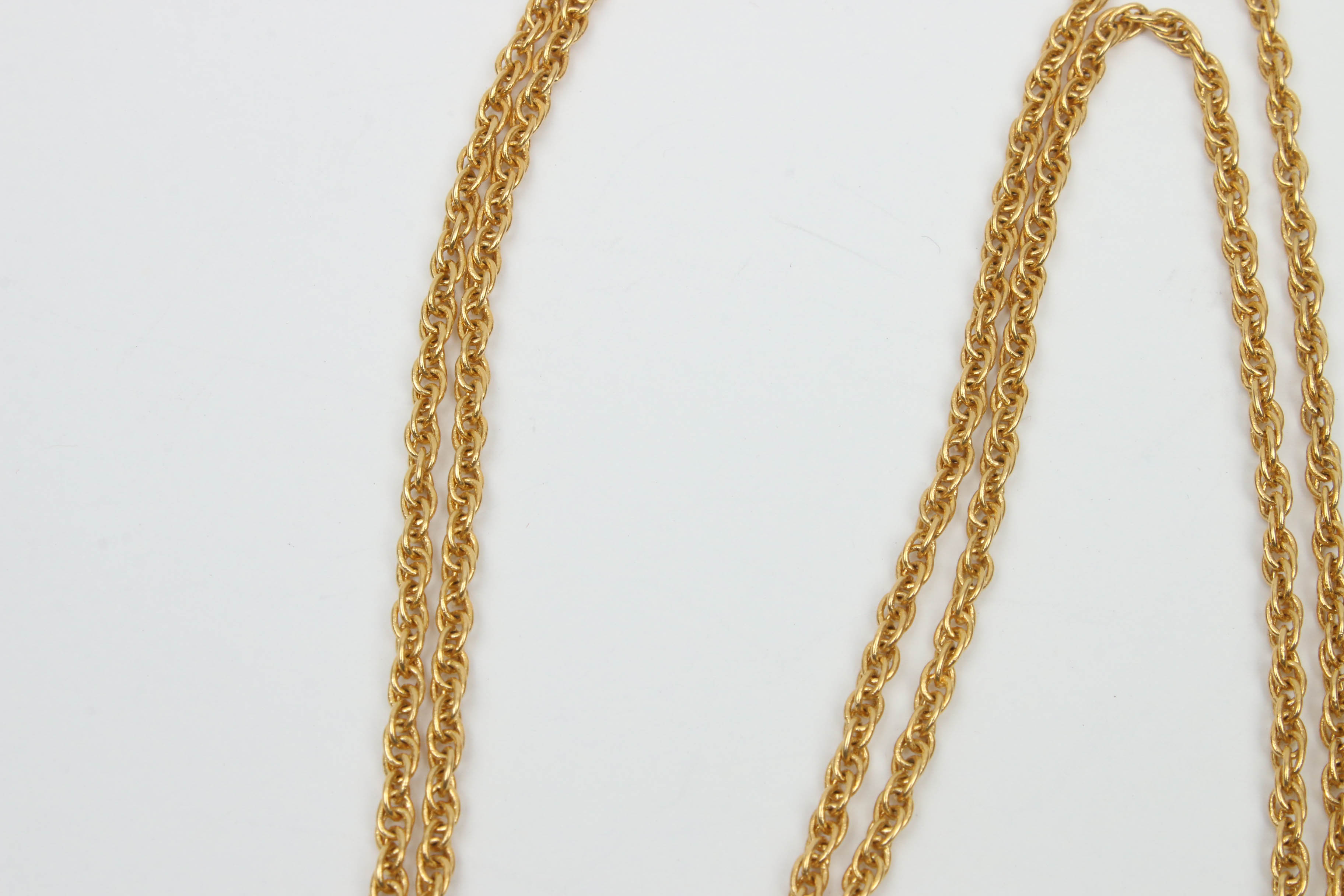 Joan Rivers Gold Tone Egg Pendant Watch and Necklace