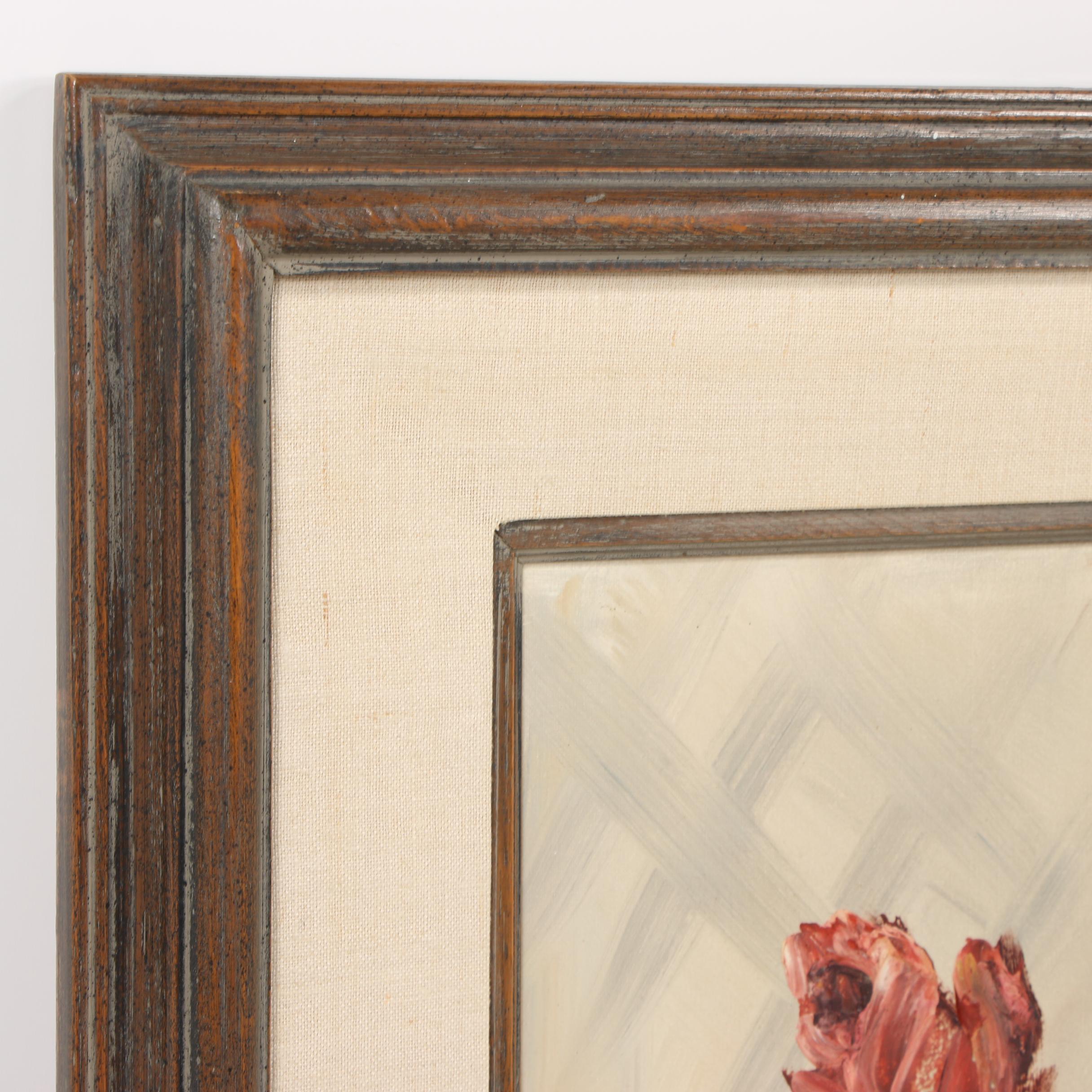 Leo Ritter Oil Painting of Floral Still Life