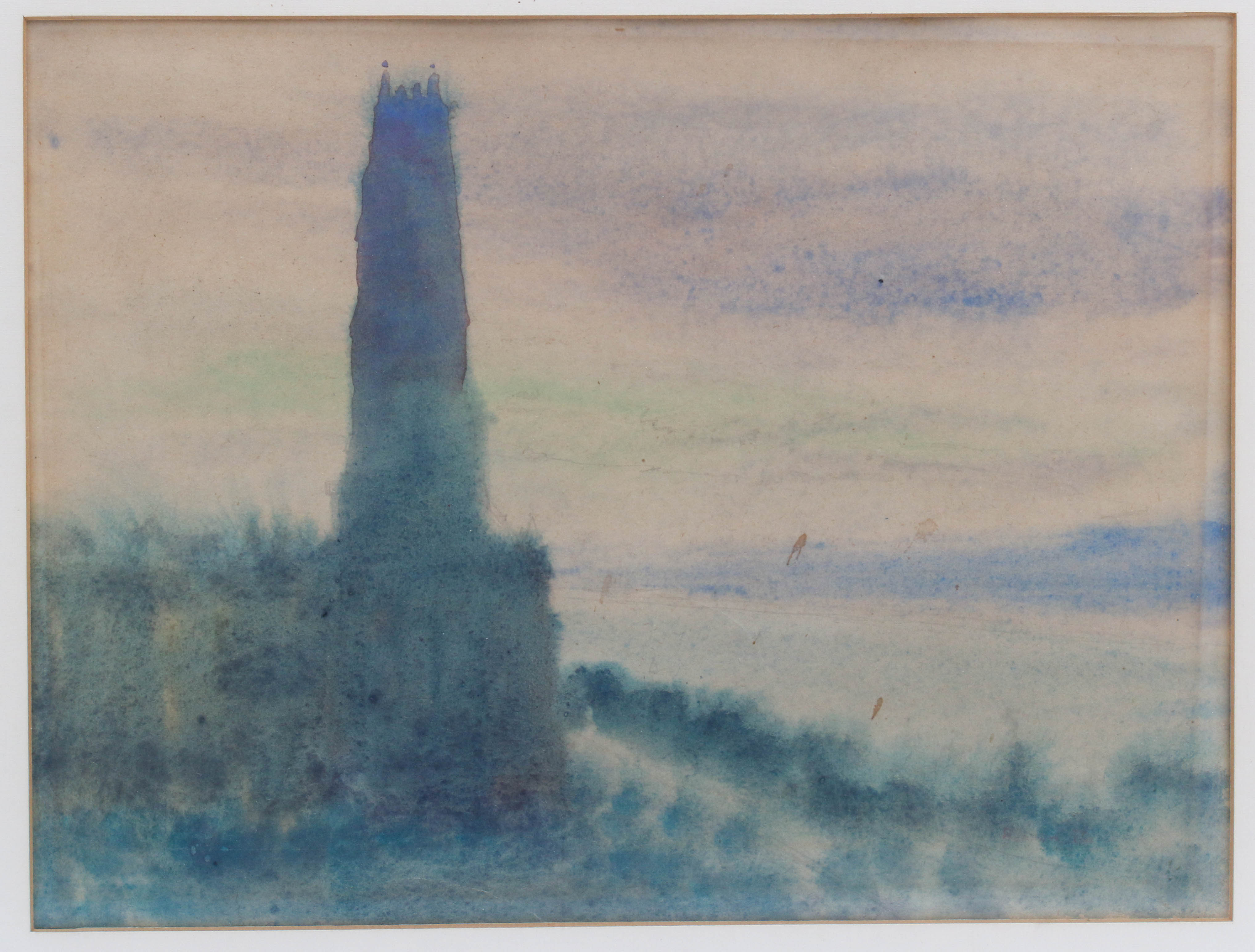 Impressionist Style Watercolor Painting