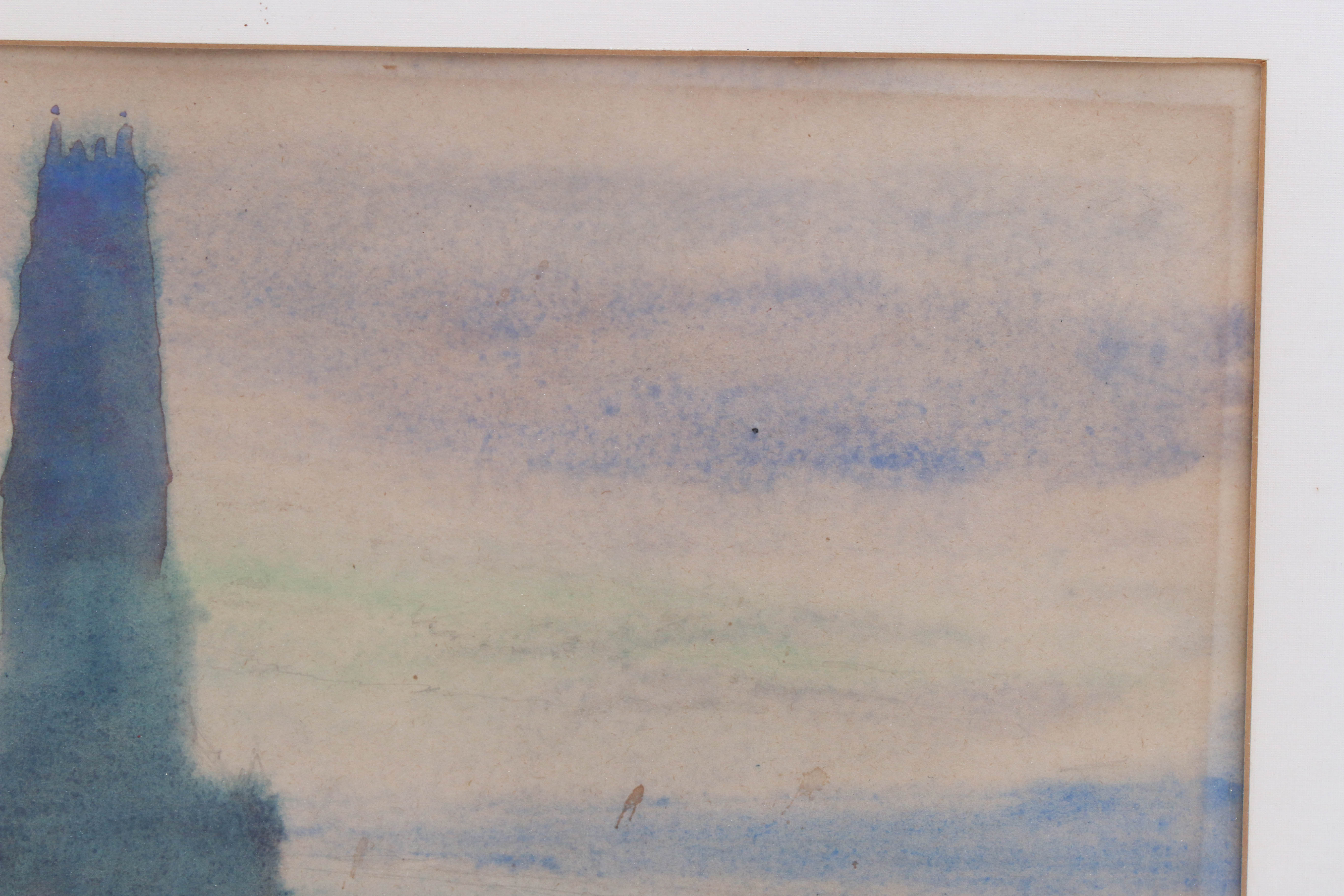 Impressionist Style Watercolor Painting