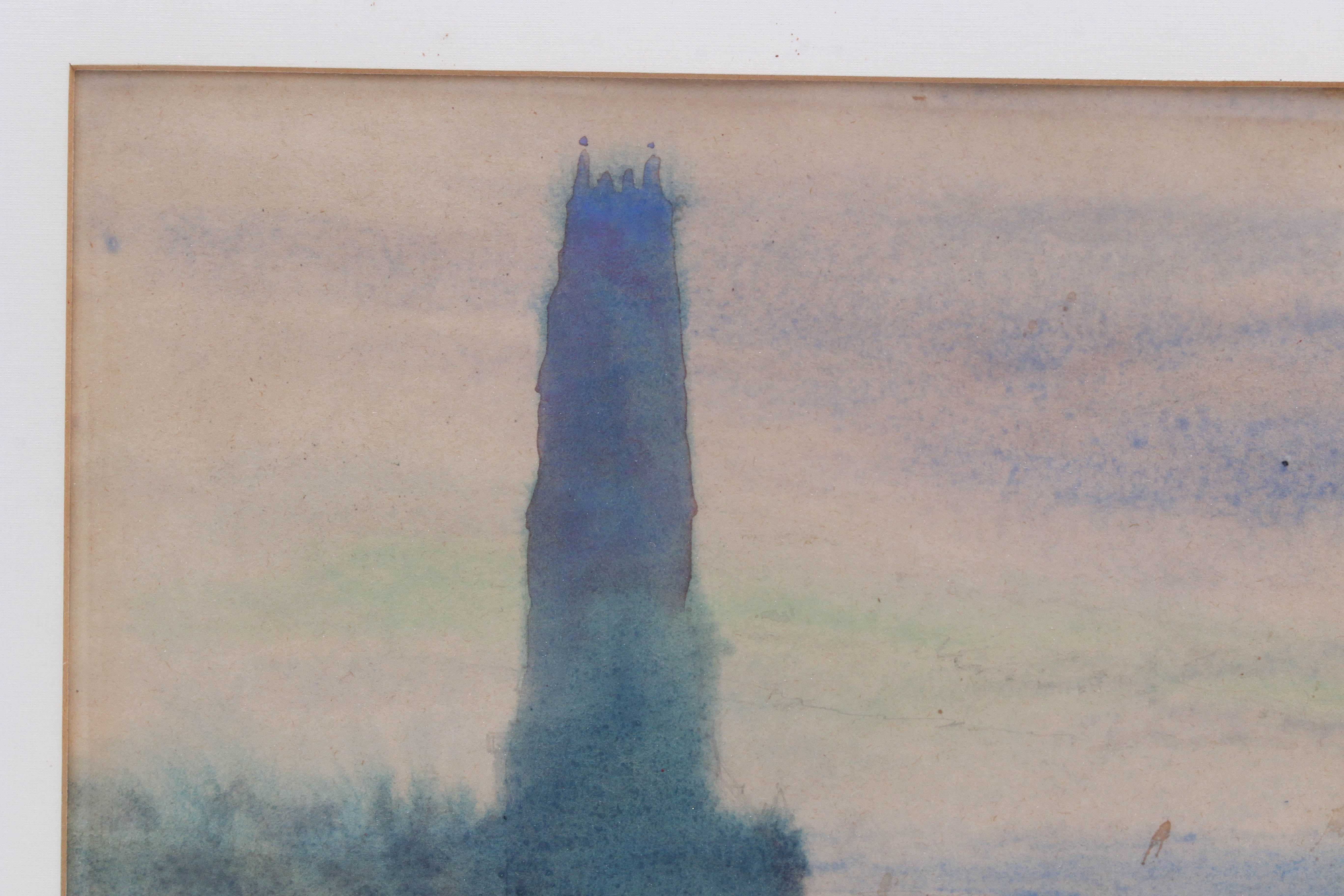 Impressionist Style Watercolor Painting