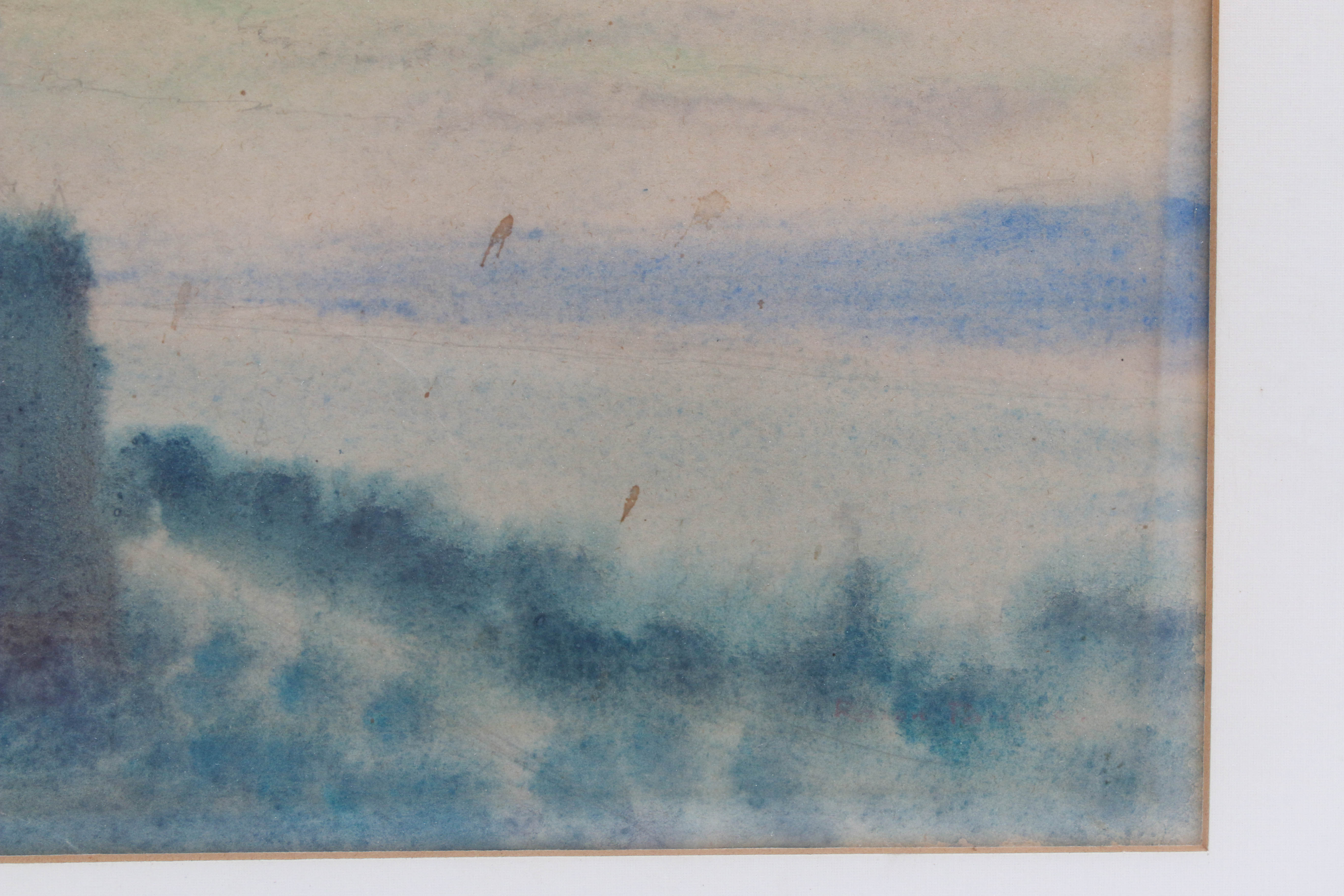 Impressionist Style Watercolor Painting