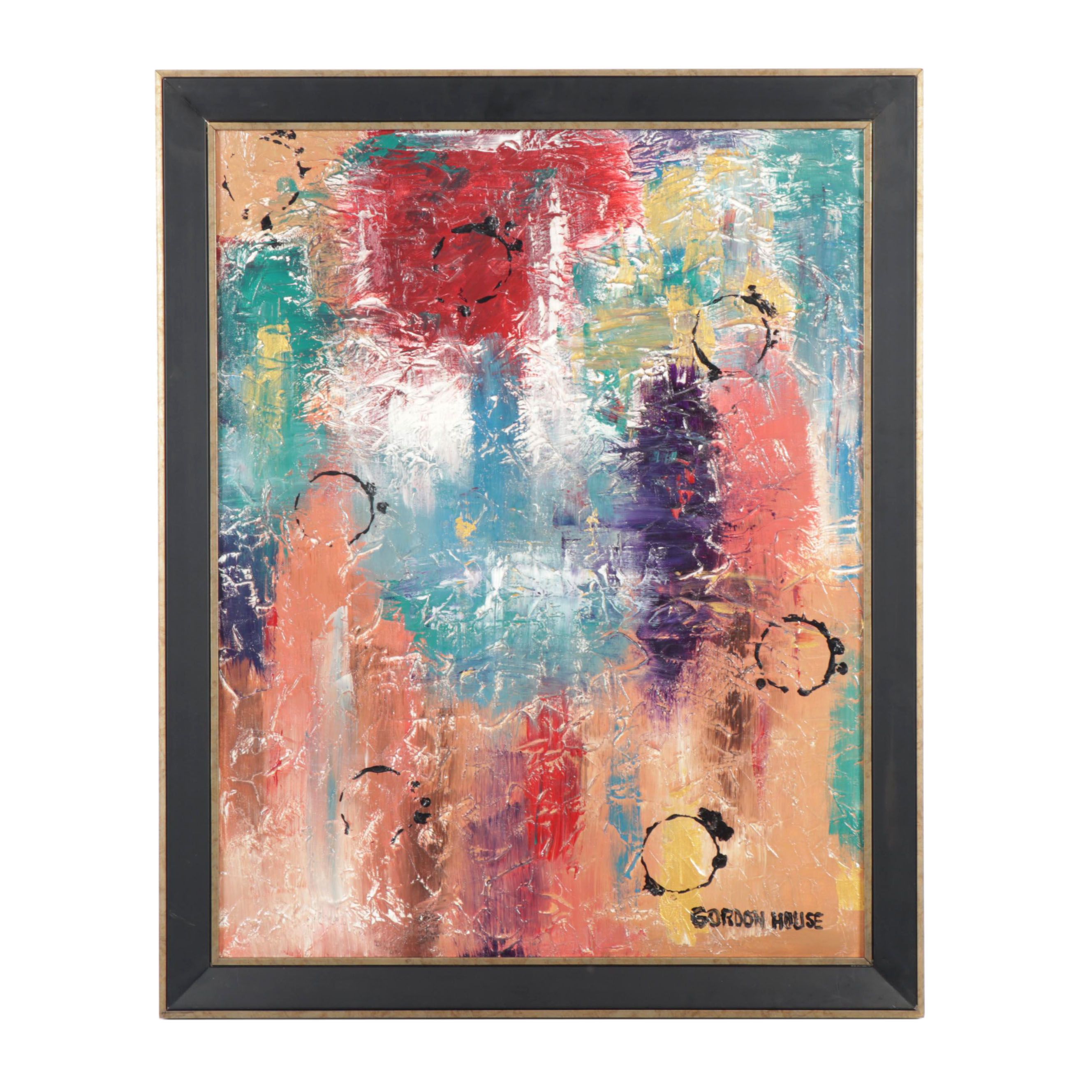 Gordon House Abstract Oil Painting