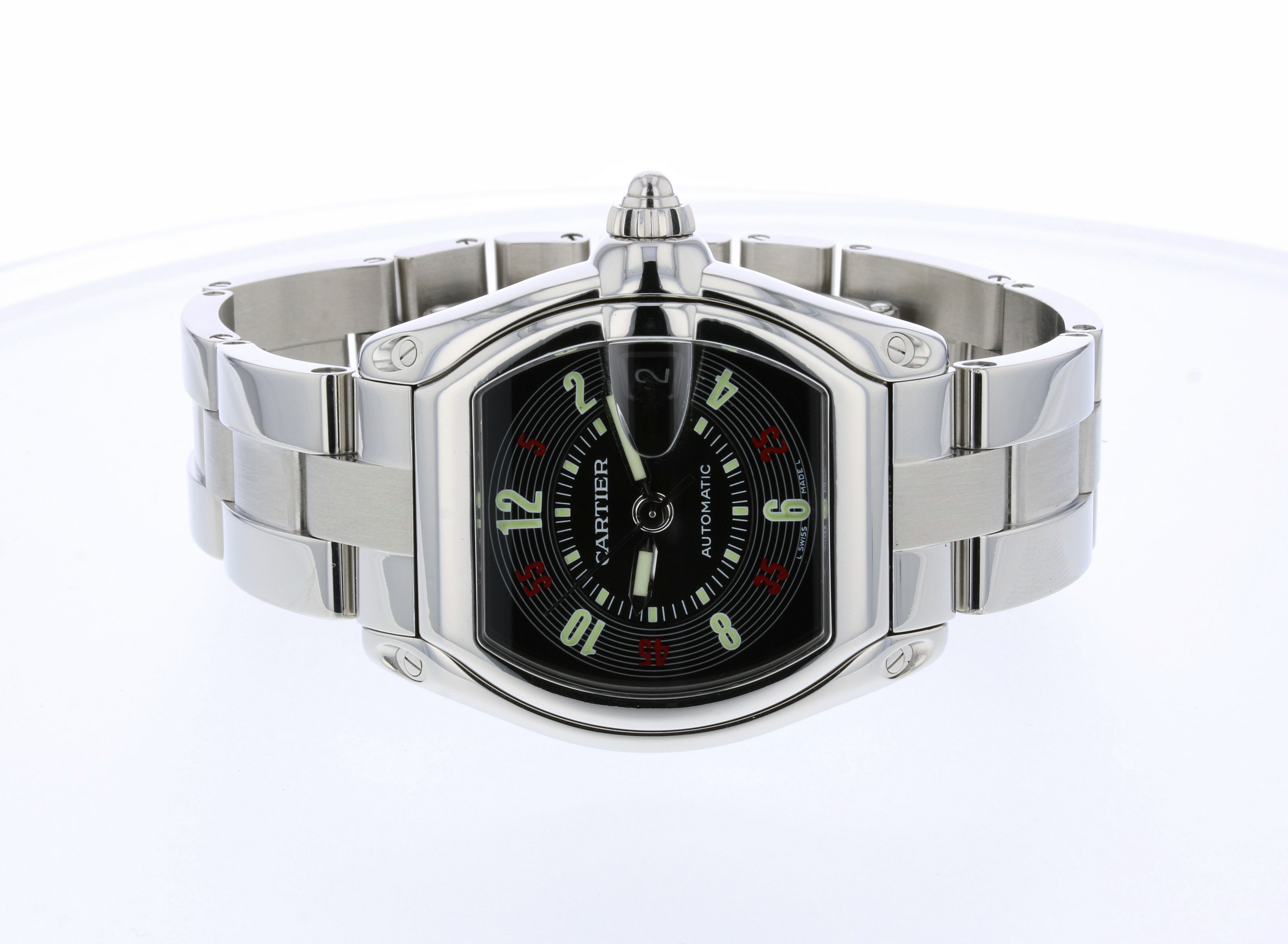 Cartier "Roadster" Stainless Steel Watch