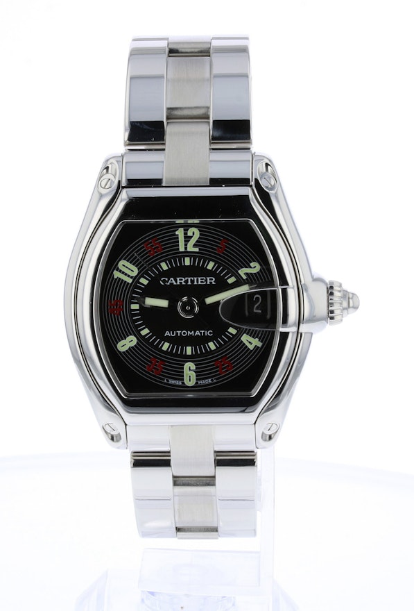 Cartier "Roadster" Stainless Steel Wristwatch