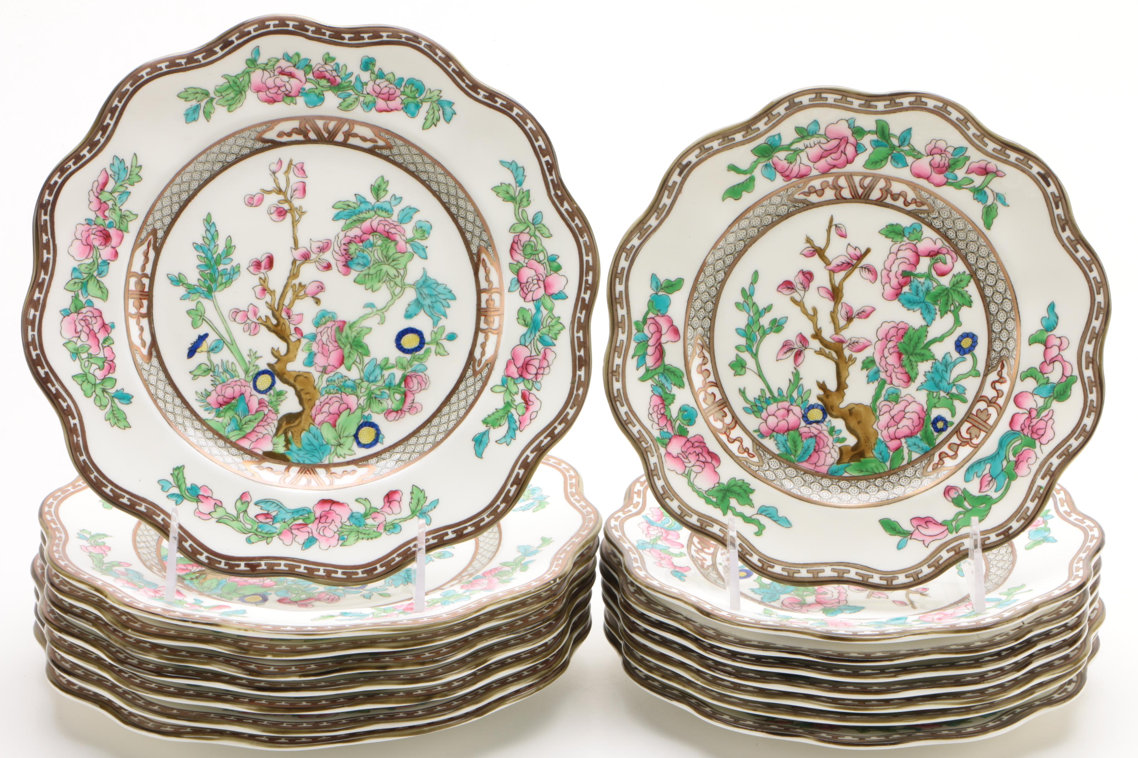 Coalport "Indian Tree" Bone China Luncheon Service for Eight