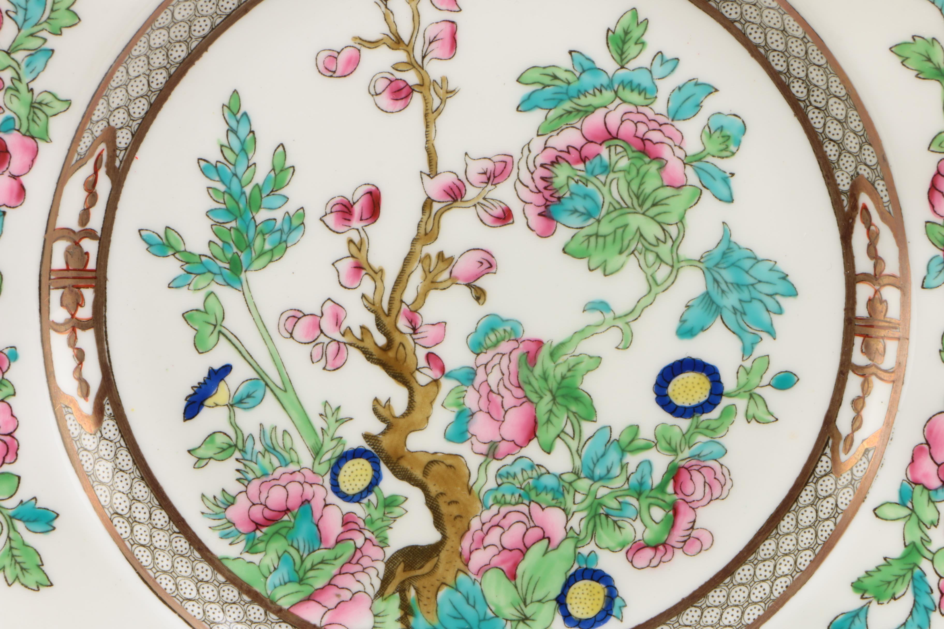 Coalport "Indian Tree" Bone China Luncheon Service for Eight