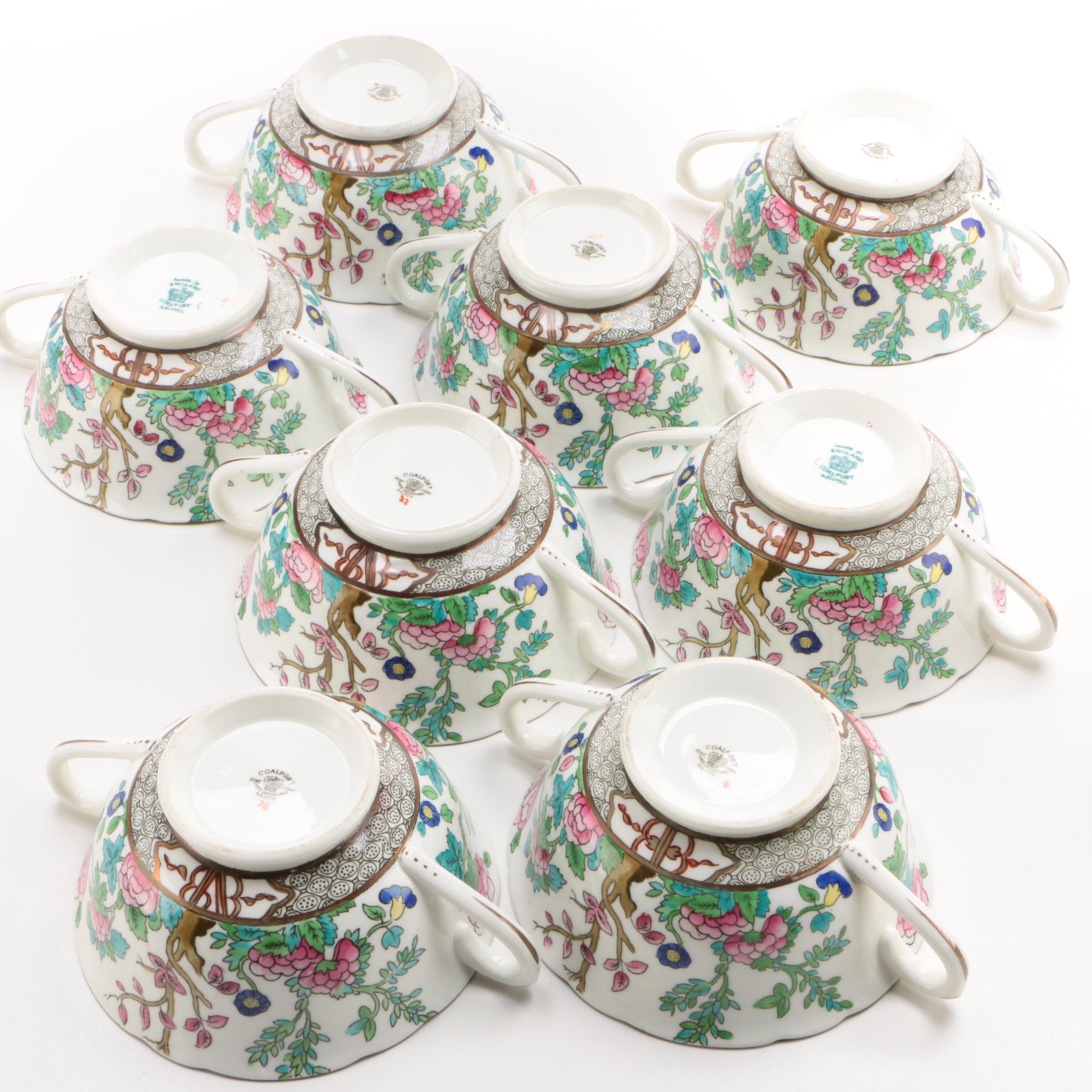Coalport "Indian Tree" Bone China Luncheon Service for Eight