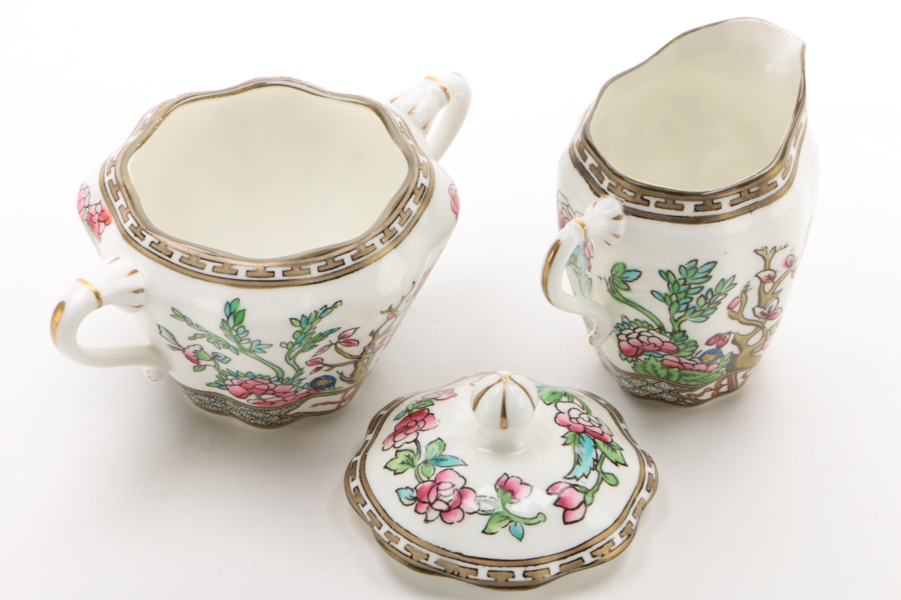 Coalport "Indian Tree" Bone China Luncheon Service for Eight