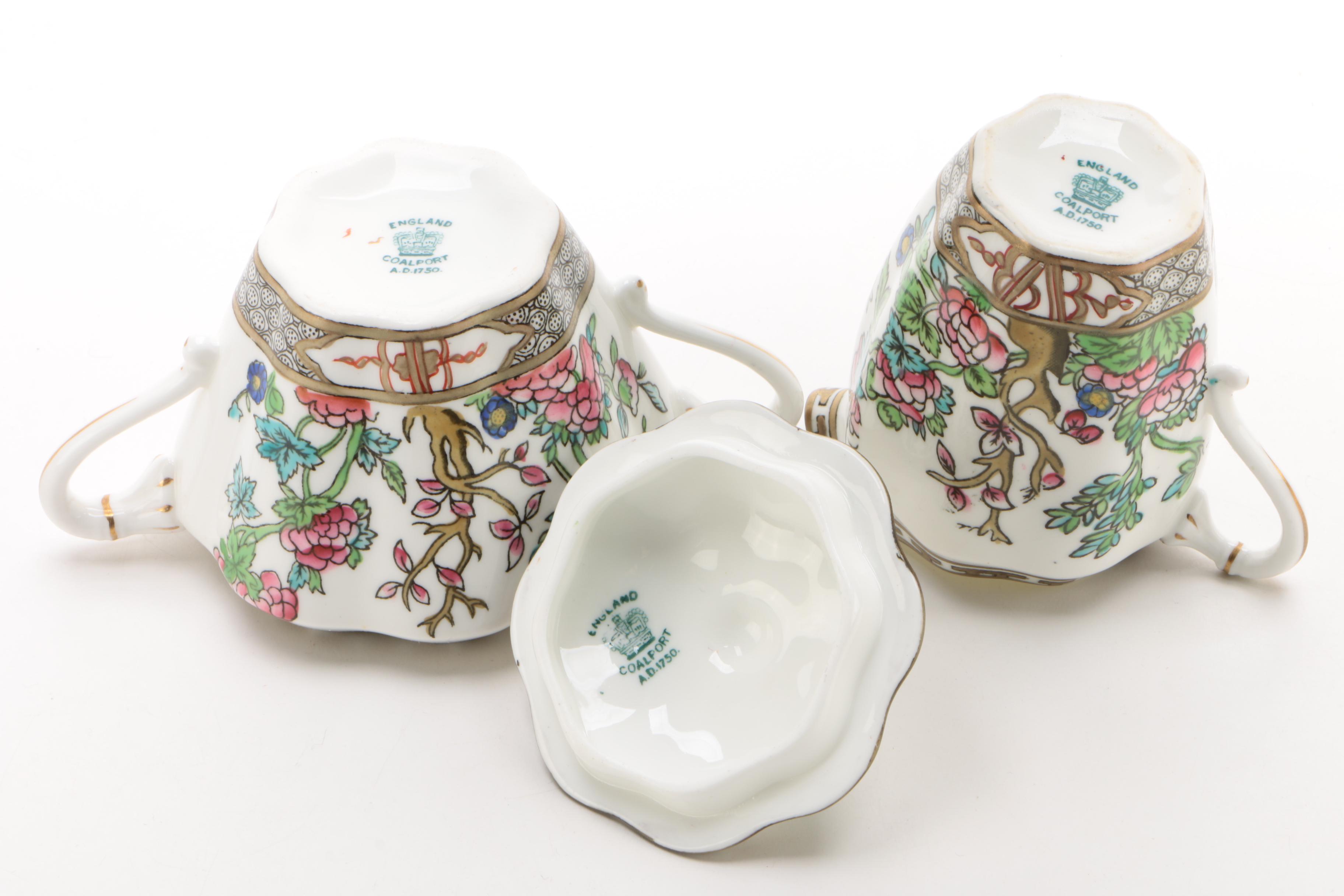 Coalport "Indian Tree" Bone China Luncheon Service for Eight