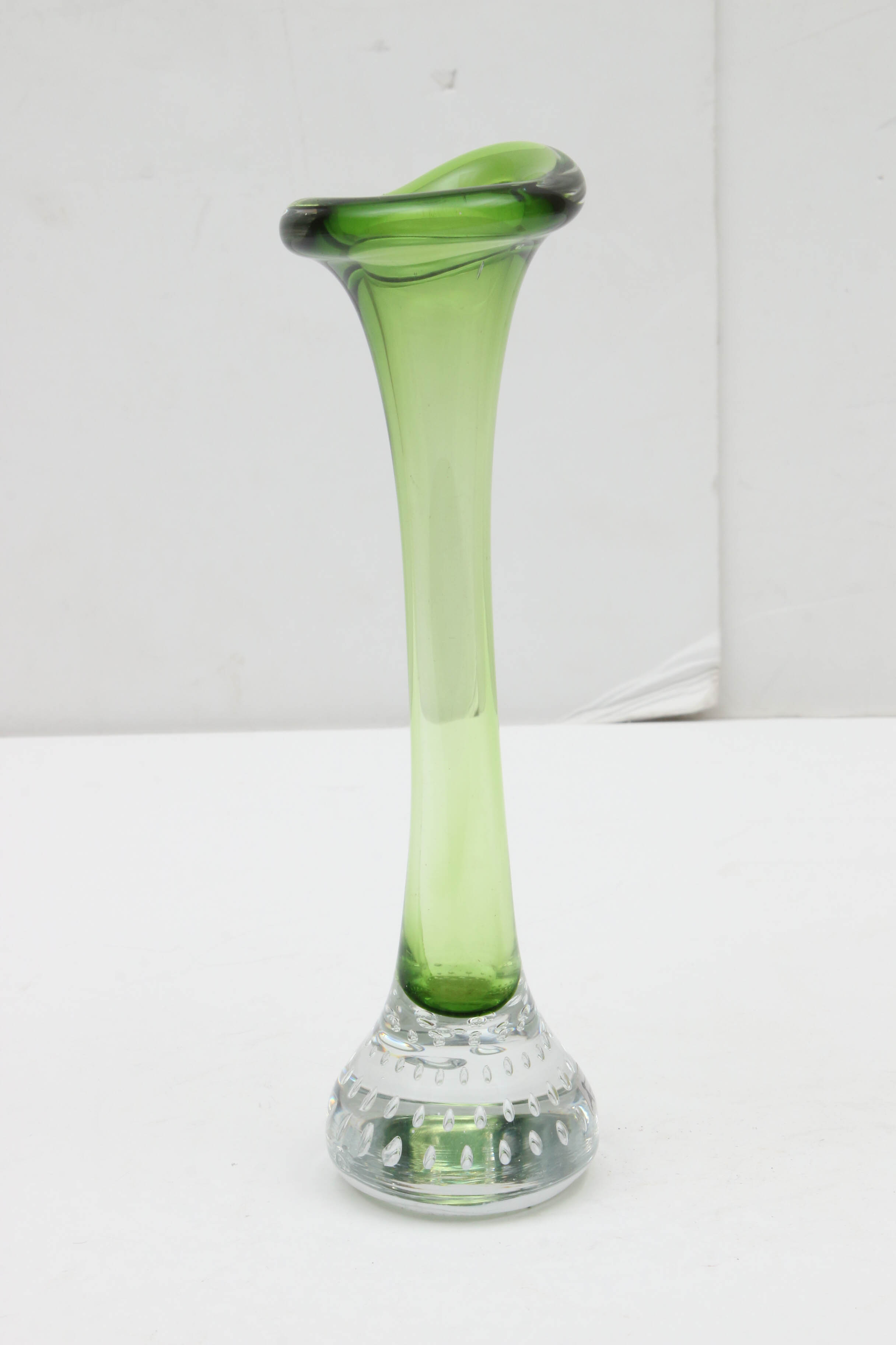 Swedish Aseda Controlled Bubble Art Glass Vase