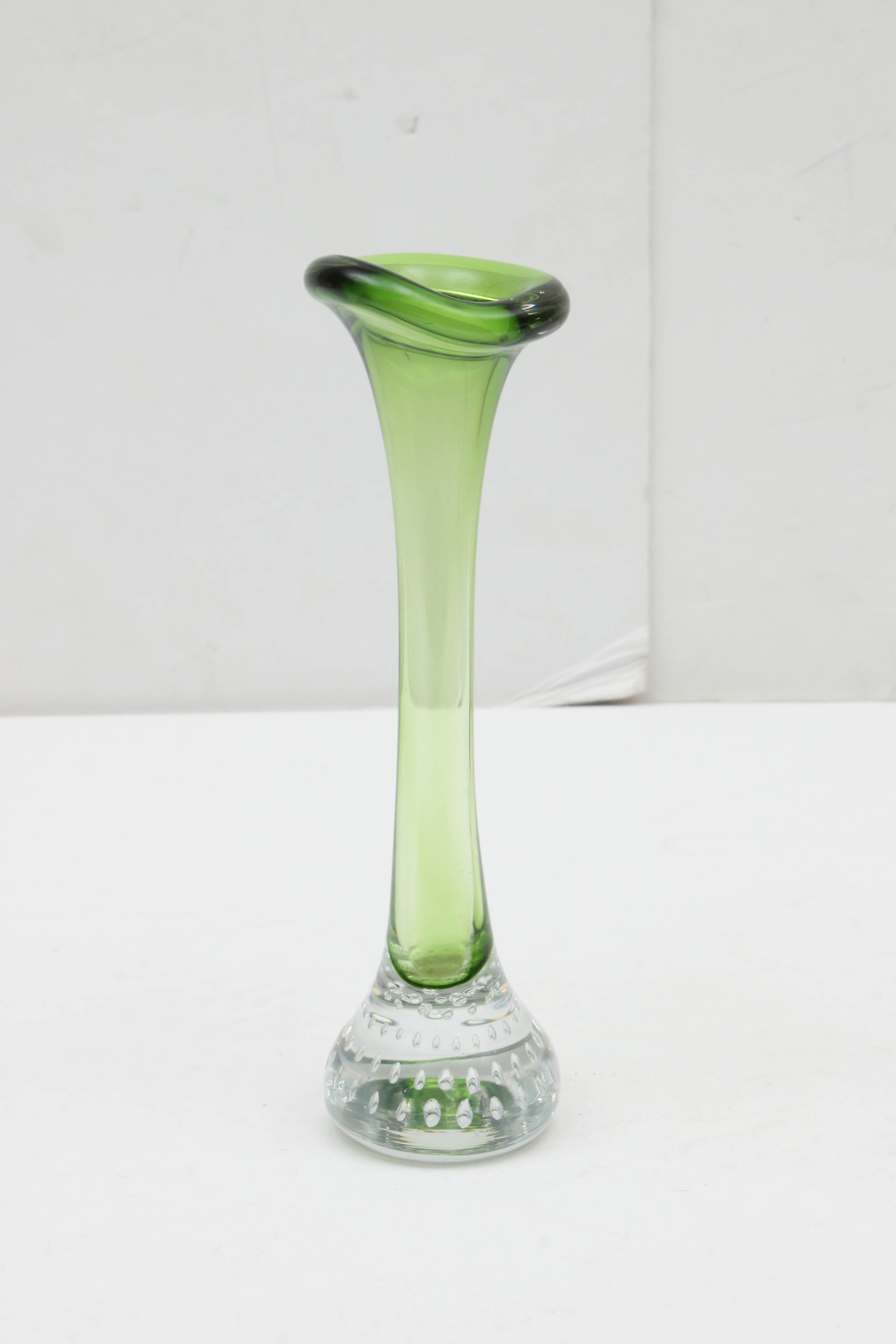 Swedish Aseda Controlled Bubble Art Glass Vase