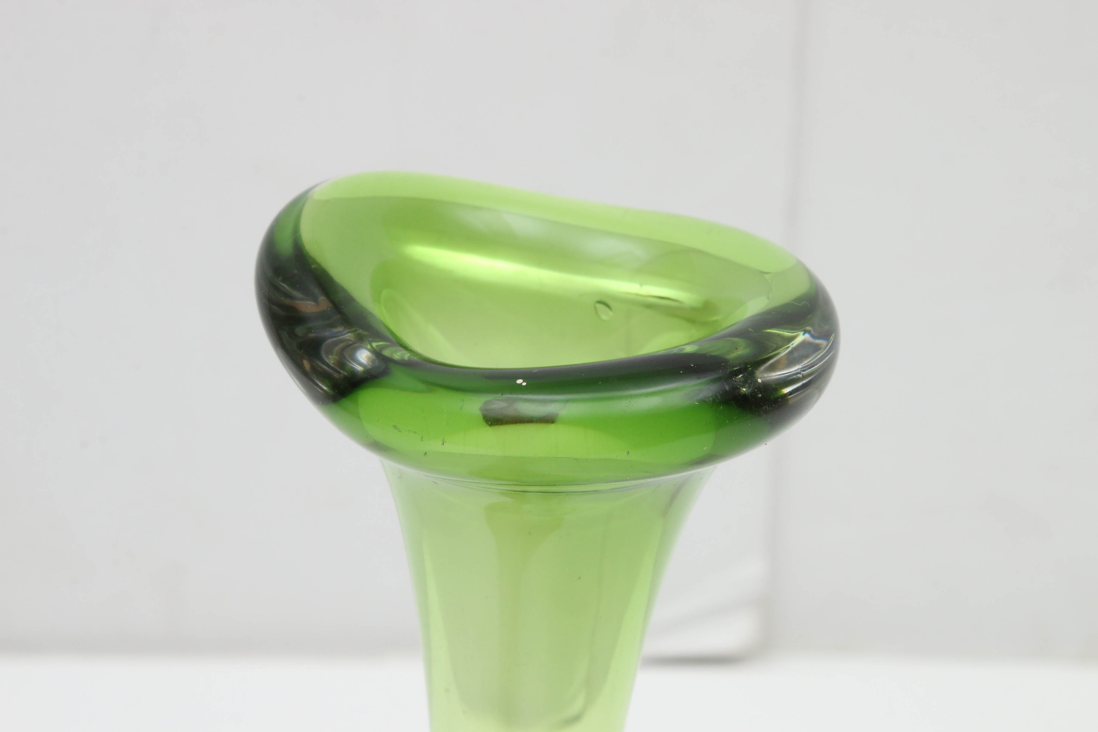 Swedish Aseda Controlled Bubble Art Glass Vase