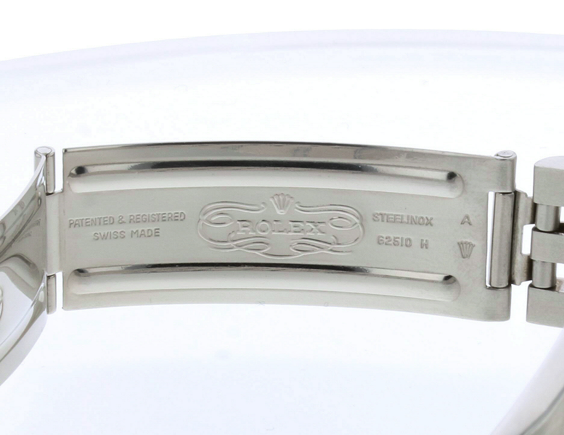 Vintage Rolex Oyster Perpetual 14K White Gold Diamond Stainless Steel Watch