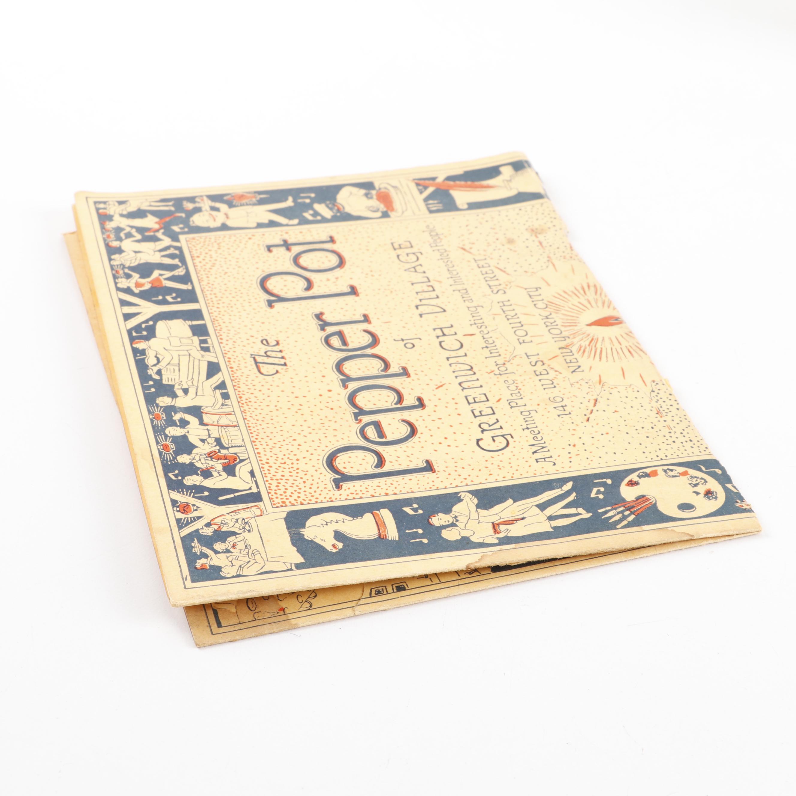 "The Pepper Pot" Art Deco Menu