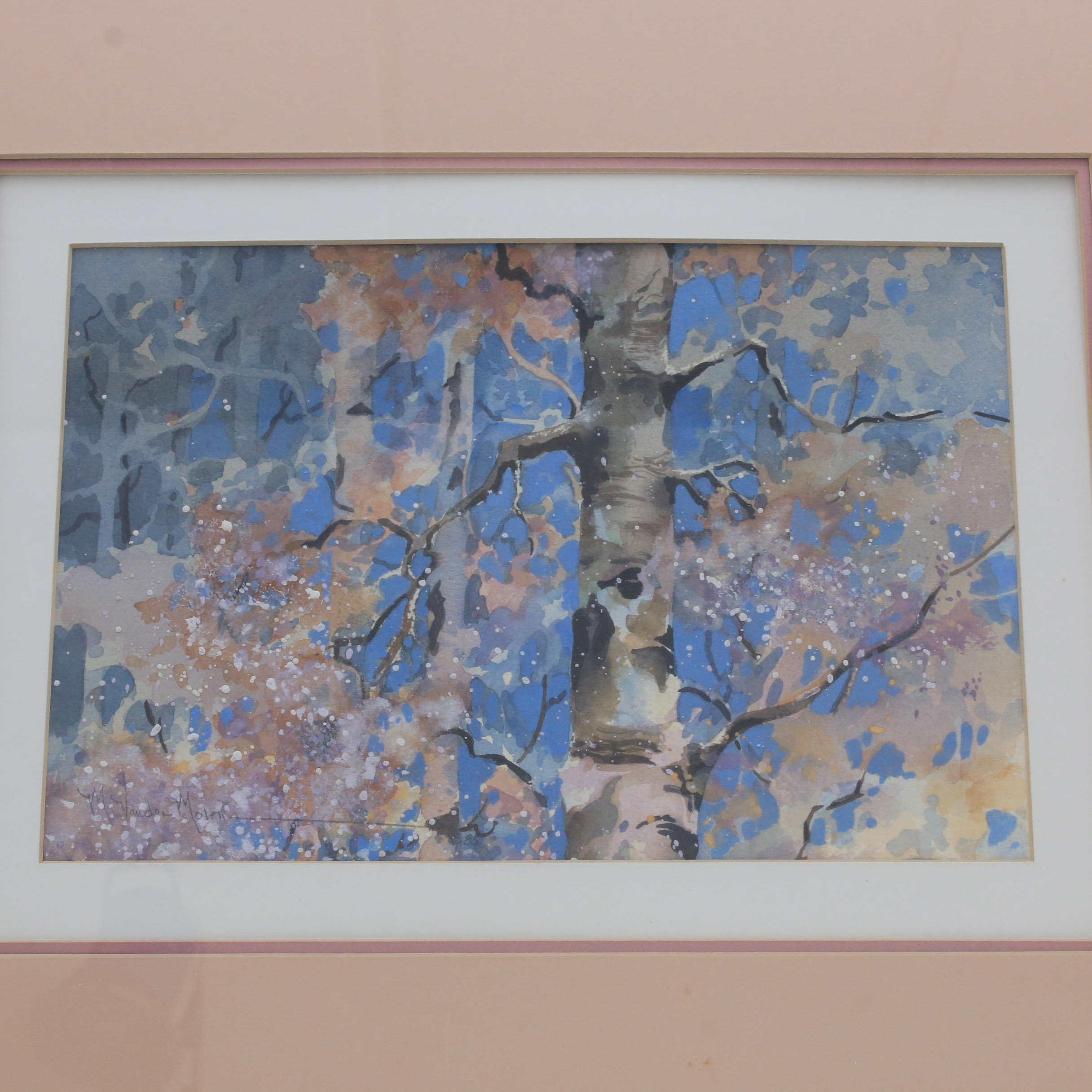 Mary Vander Molen Watercolor Painting "Only Aspen"