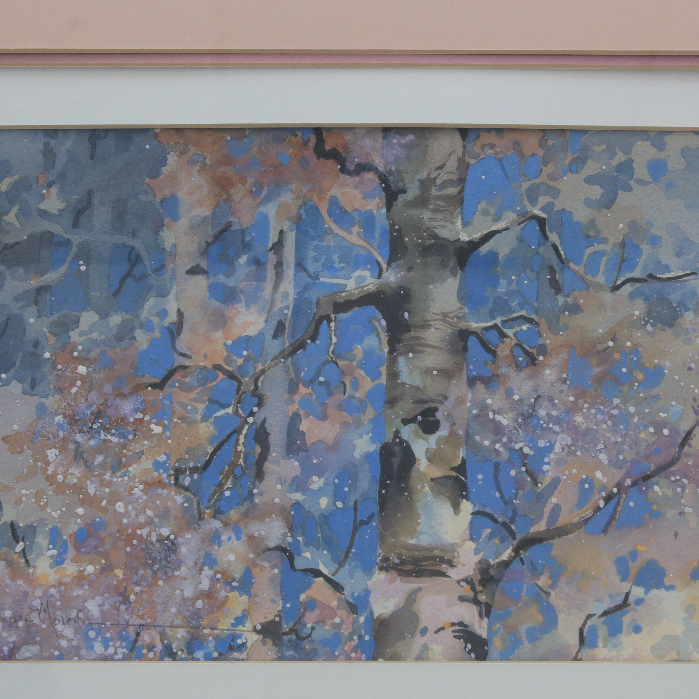 Mary Vander Molen Watercolor Painting "Only Aspen"