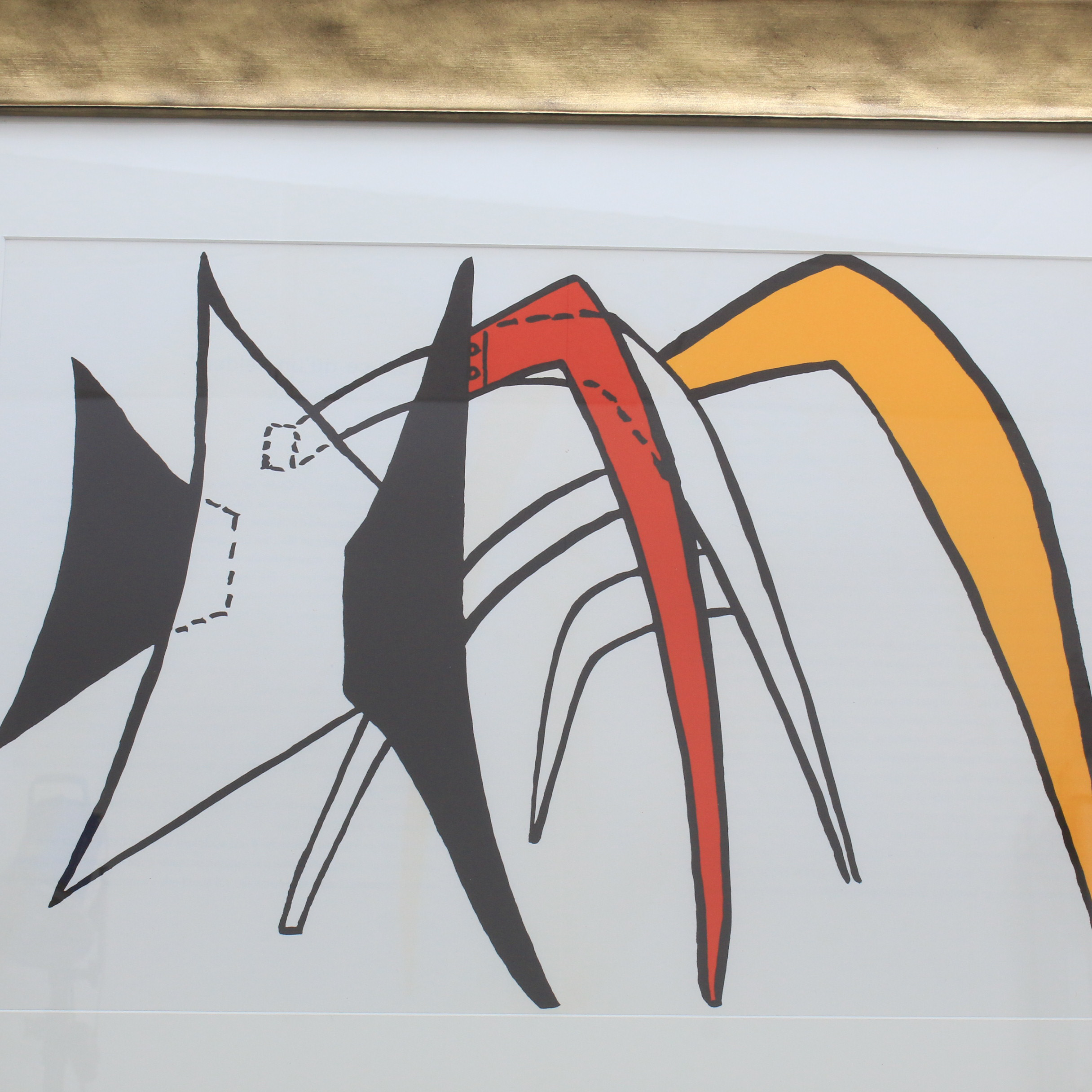 Alexander Calder Double Page Color Lithograph for "Derrière le Miroir"