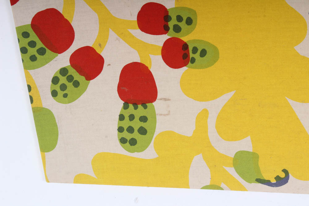 Katsuji Wakisaka for Marimekko Serigraph "Pahkinapuu"