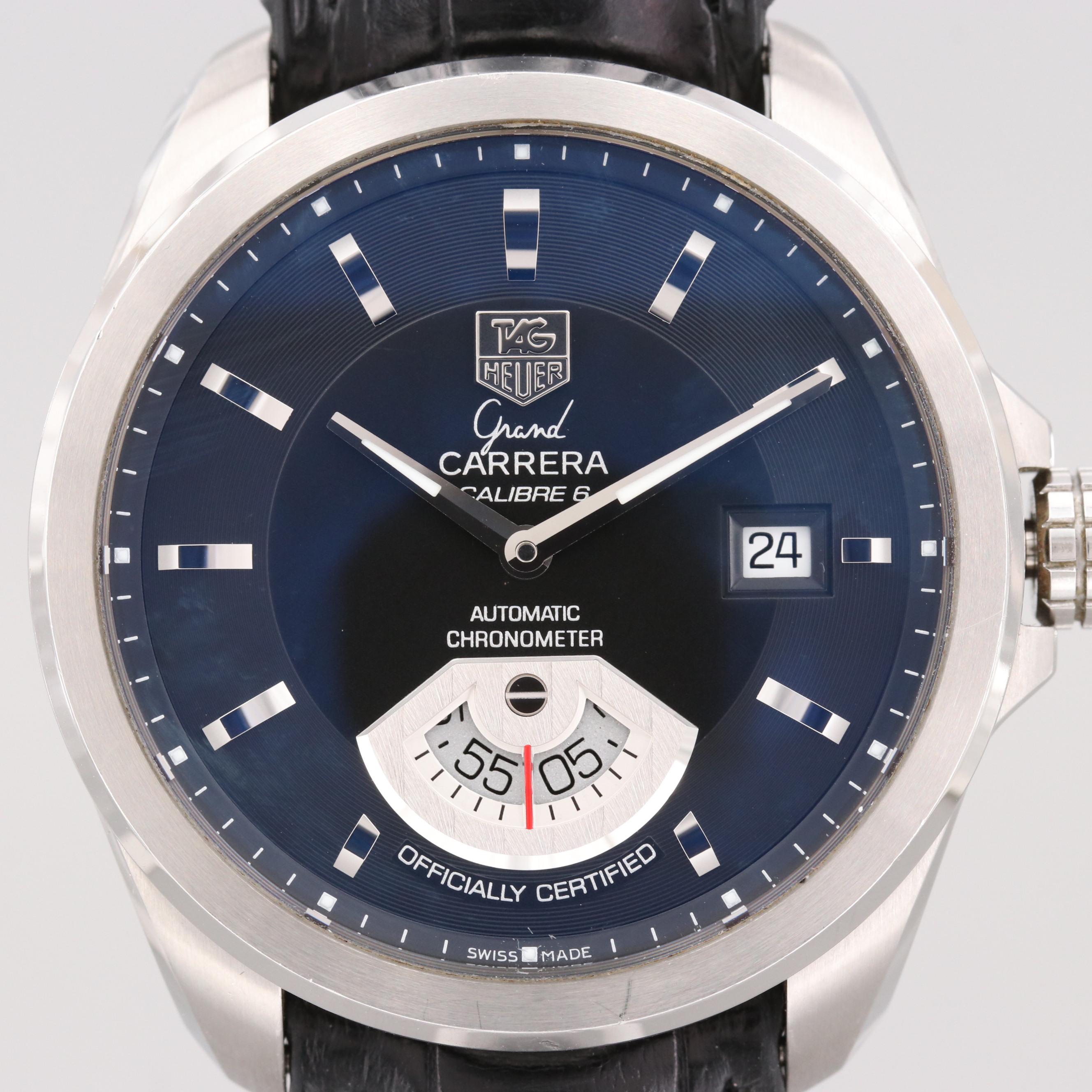 TAG Heuer Grand Carrera Calibre 6 Stainless Steel Automatic Watch