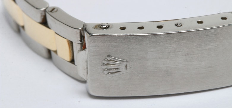 Rolex 14K and 18K Yellow Gold Watch With Diamond Bezel, 1979