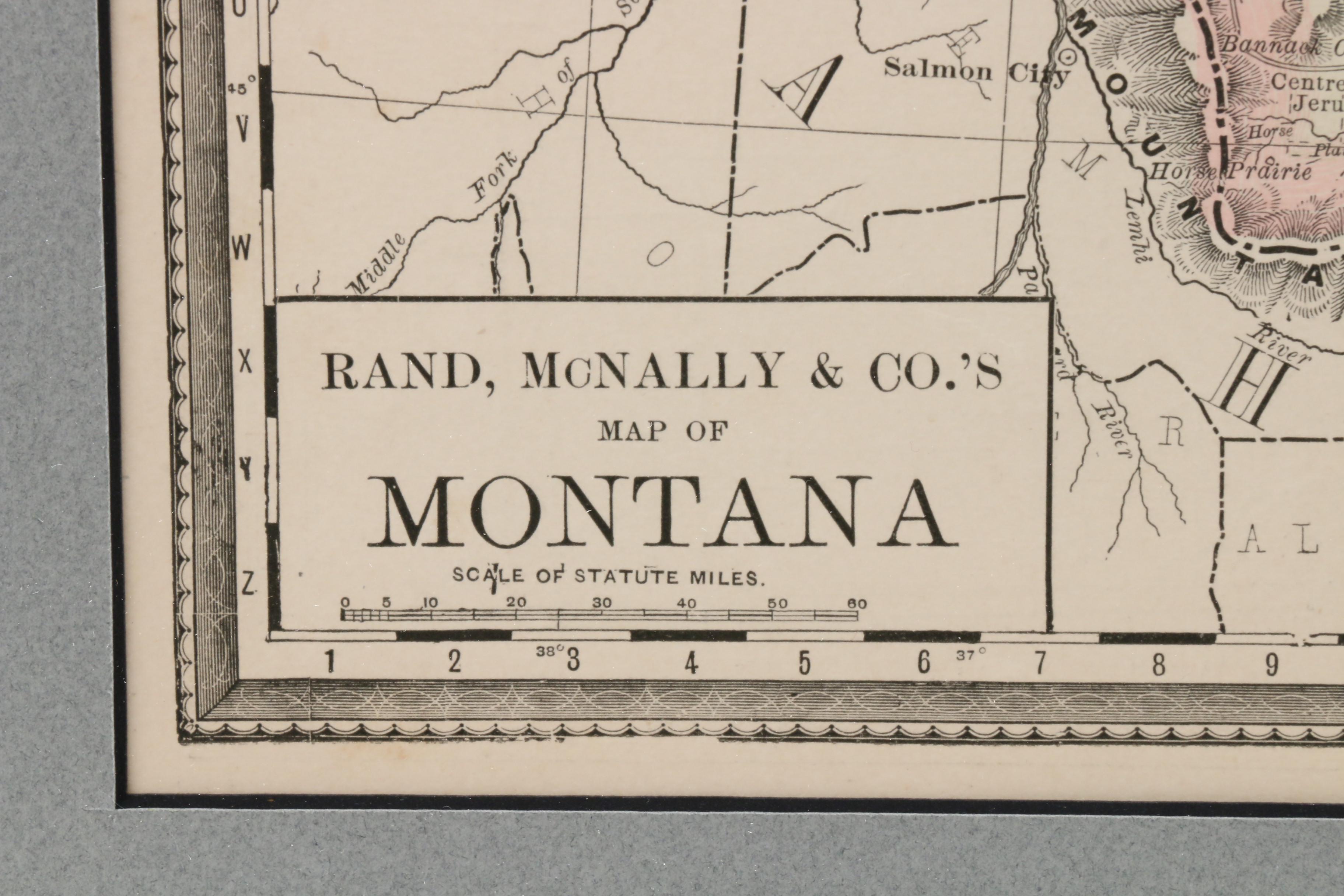 Rand McNally & Co.'s Map of Montana