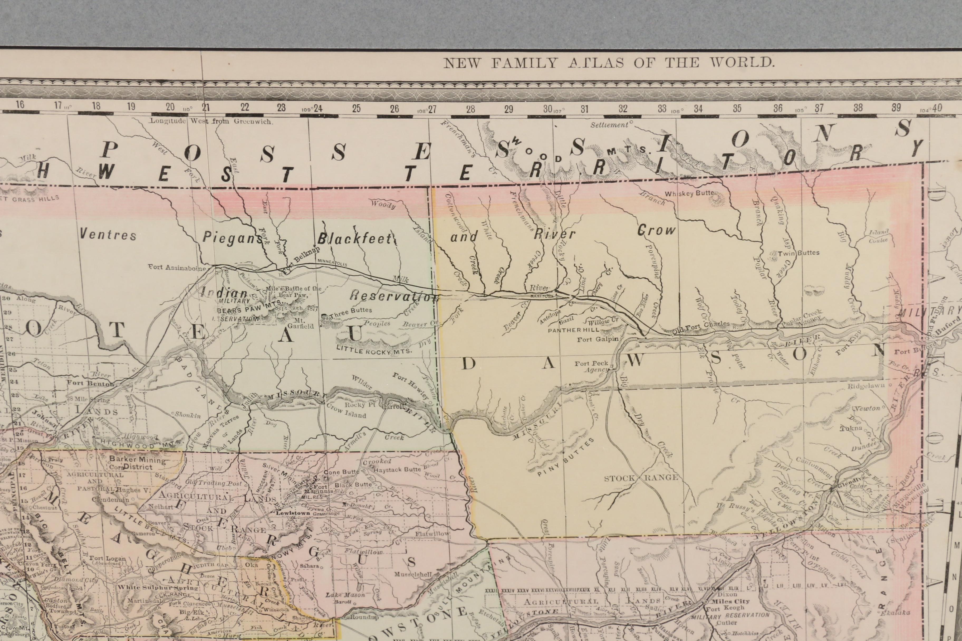 Rand McNally & Co.'s Map of Montana
