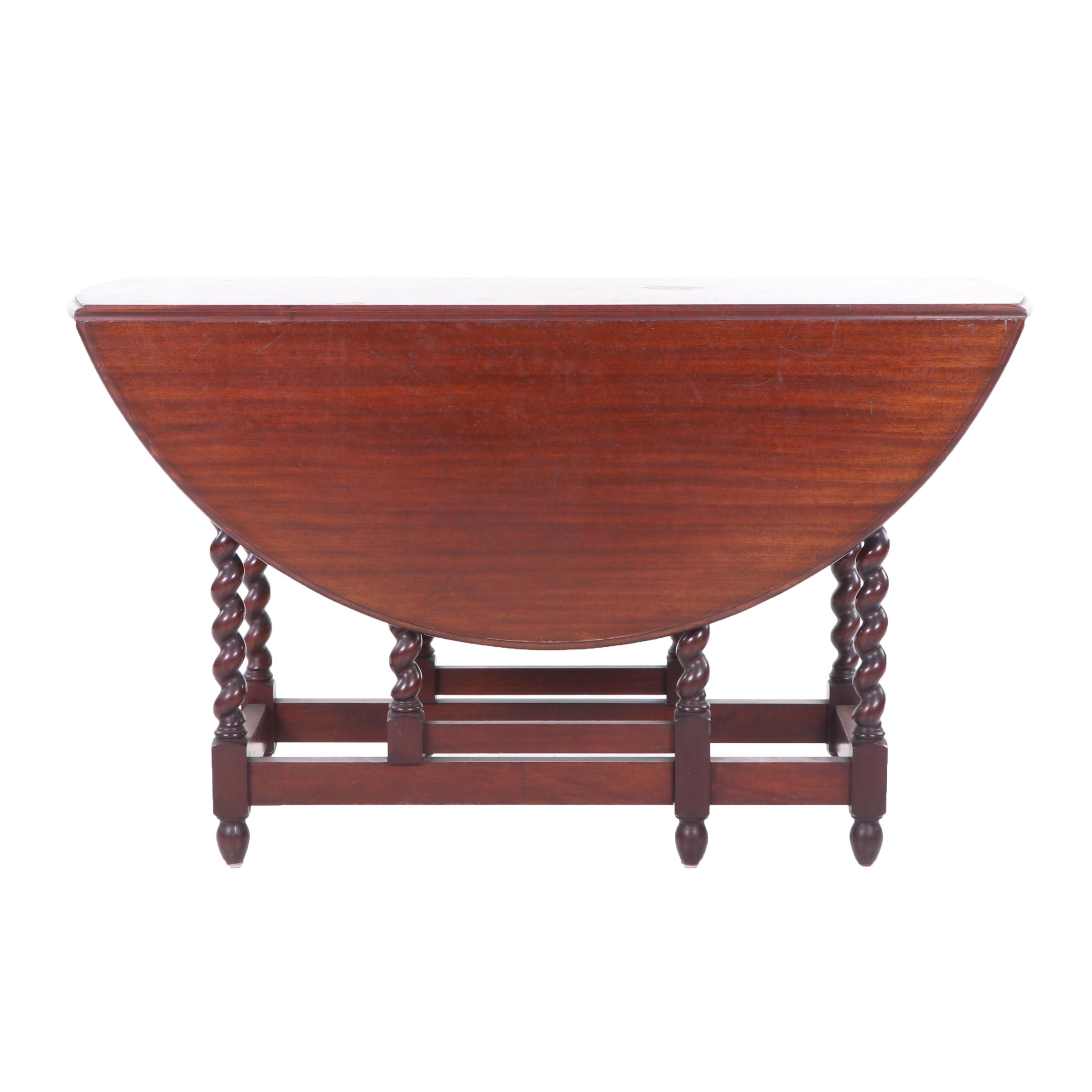 Irving and Casson for A.H Davenport Company Mahogany Drop Leaf Table