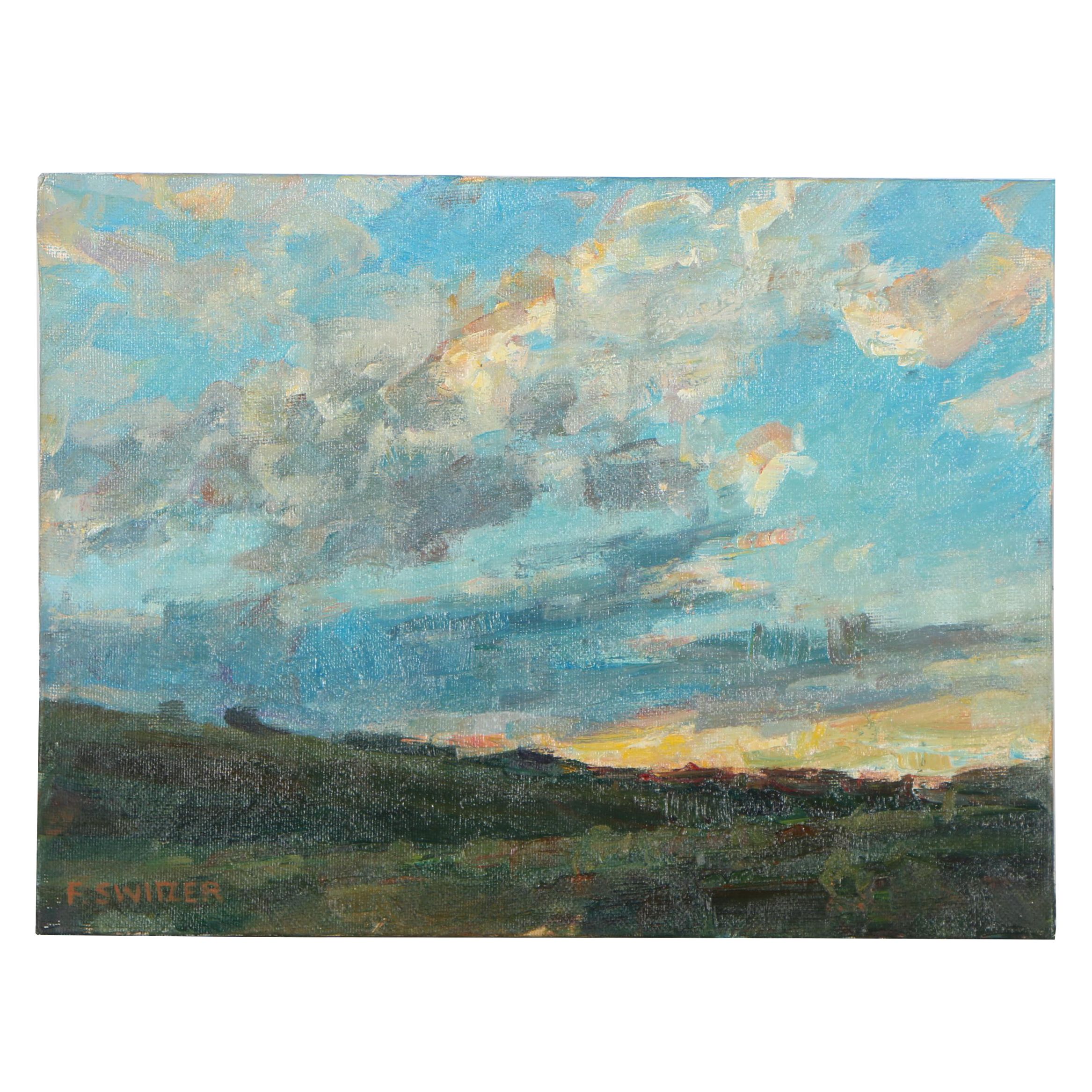 Francis Switzer Oil Painting "Sunset"