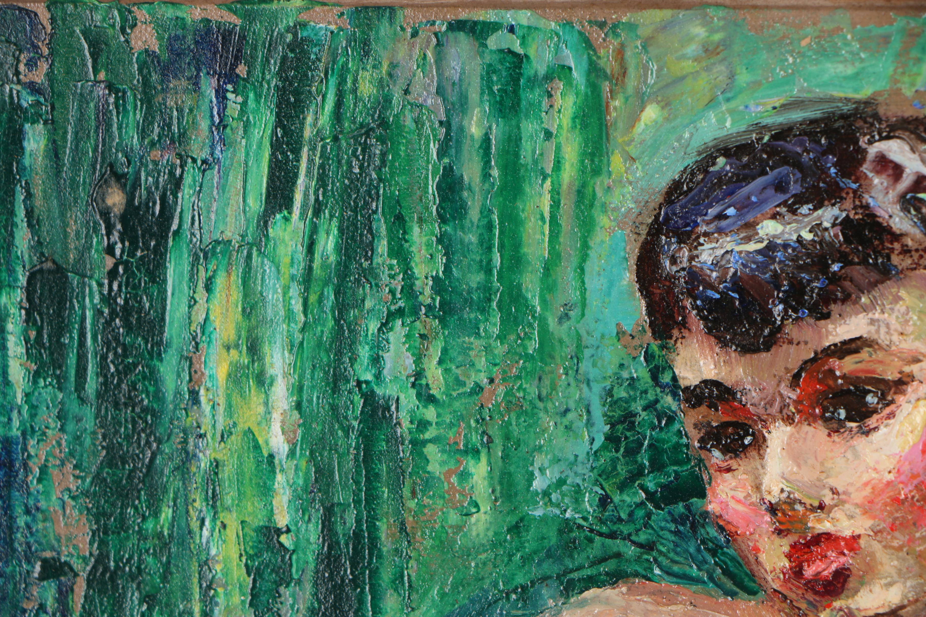 Robert Whitmore Oil Painting "Nude Study, Antioch College"