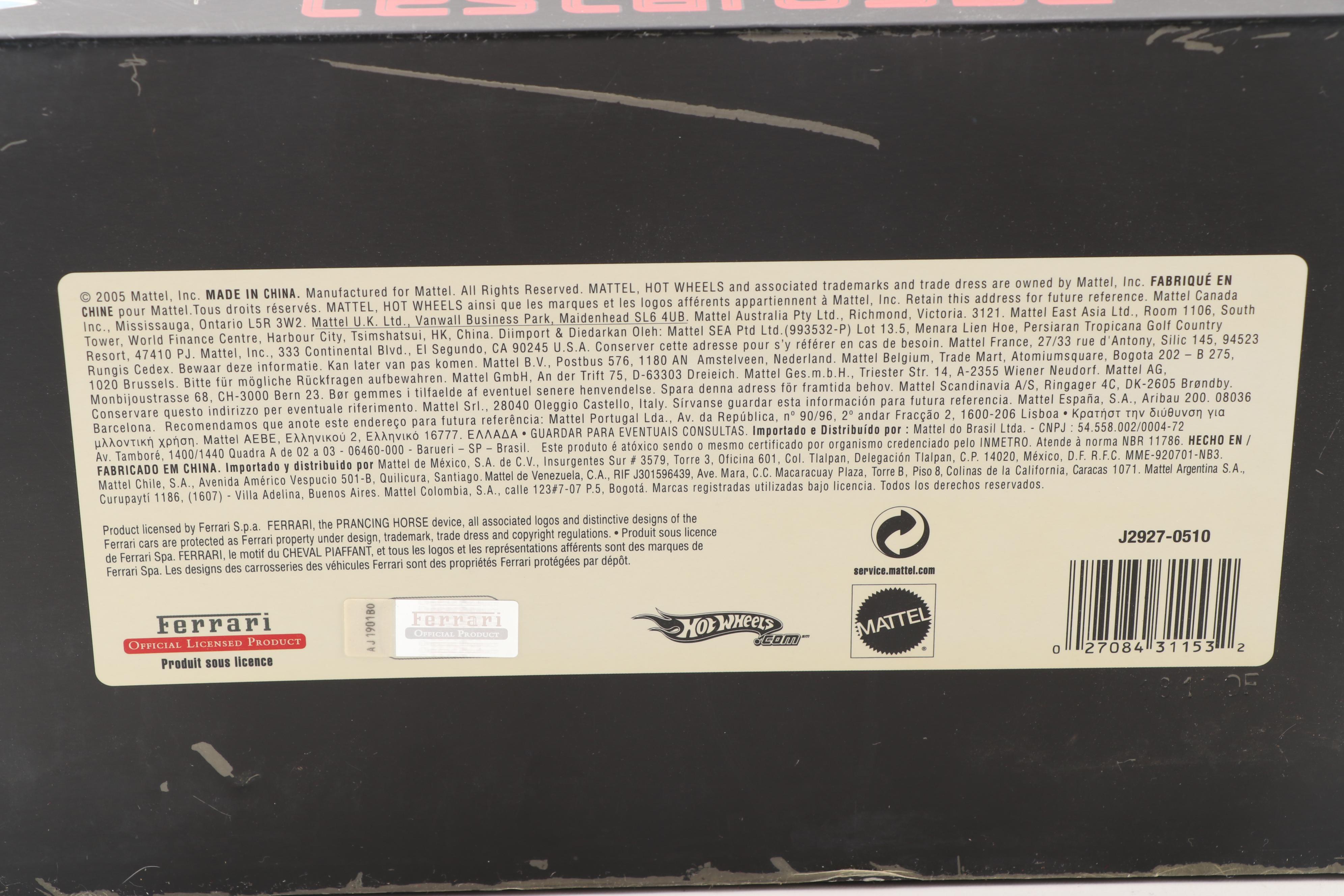 Mattel Testarossa Ferrari and Sunstar Porsche 911 GT3R Die Cast Toy Cars