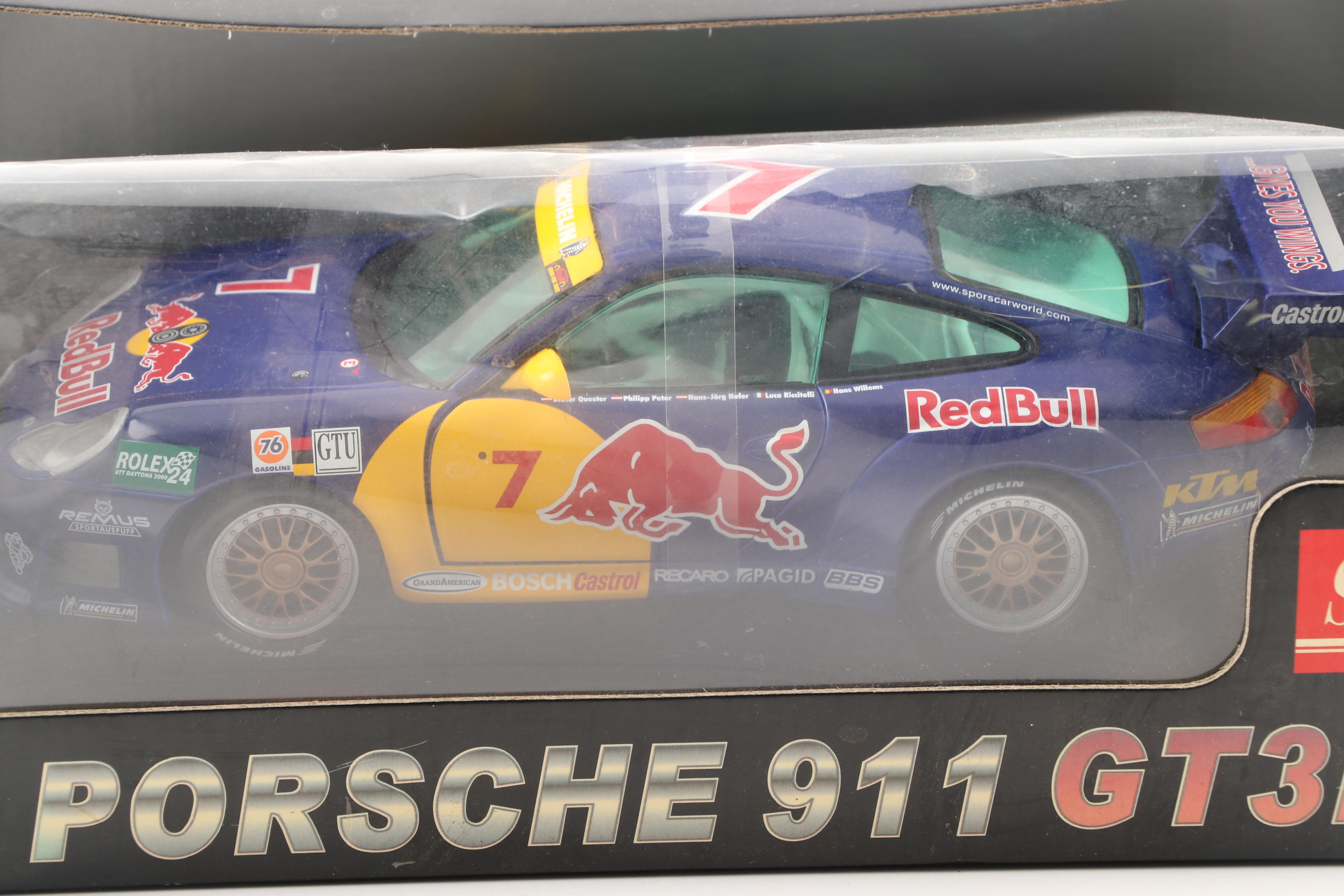 Mattel Testarossa Ferrari and Sunstar Porsche 911 GT3R Die Cast Toy Cars