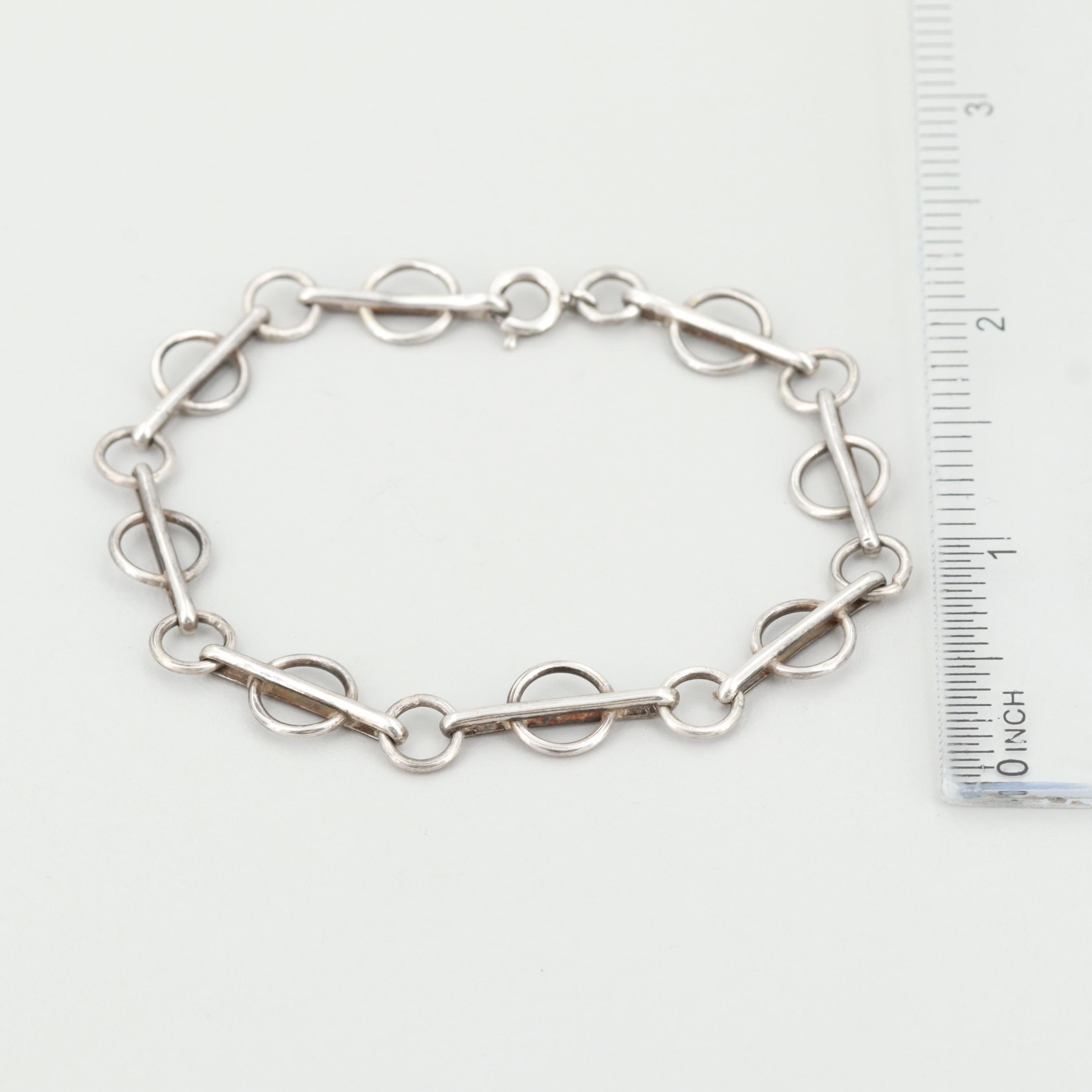 Circa 1988 Sterling Silver Dublin, Ireland Bracelet