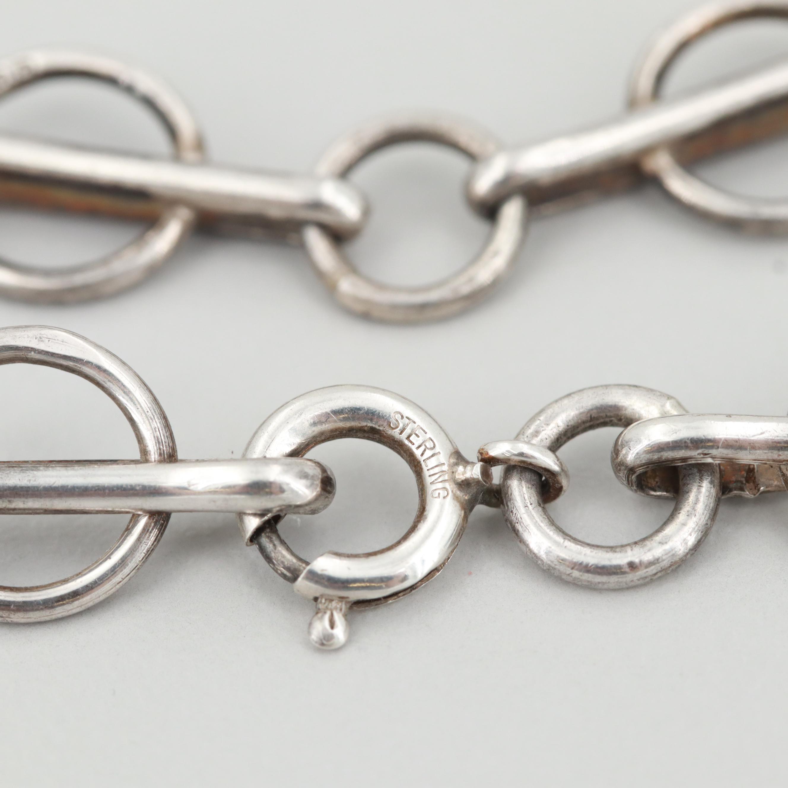 Circa 1988 Sterling Silver Dublin, Ireland Bracelet