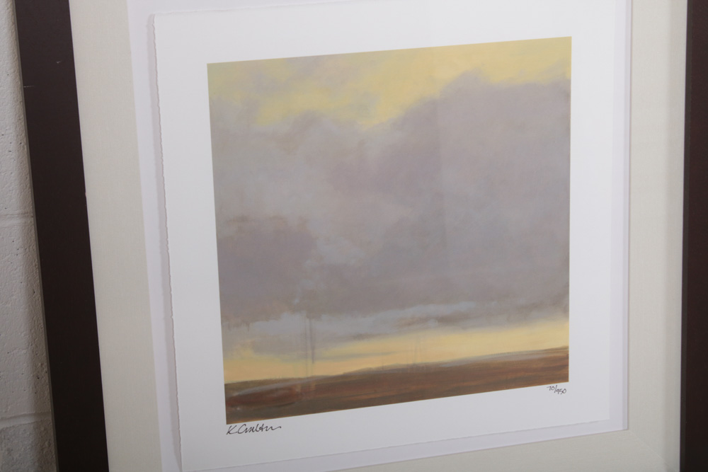 Kim Coulter Giclee "Skyline I" and "Skyline II"