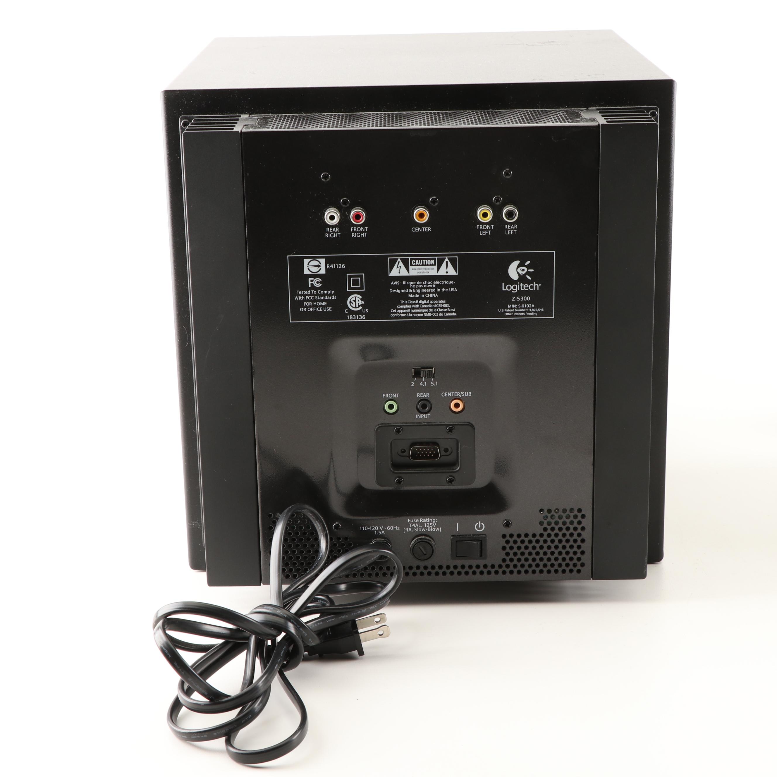 Logitech Z-5300 5.1-Channel Surround Speaker System