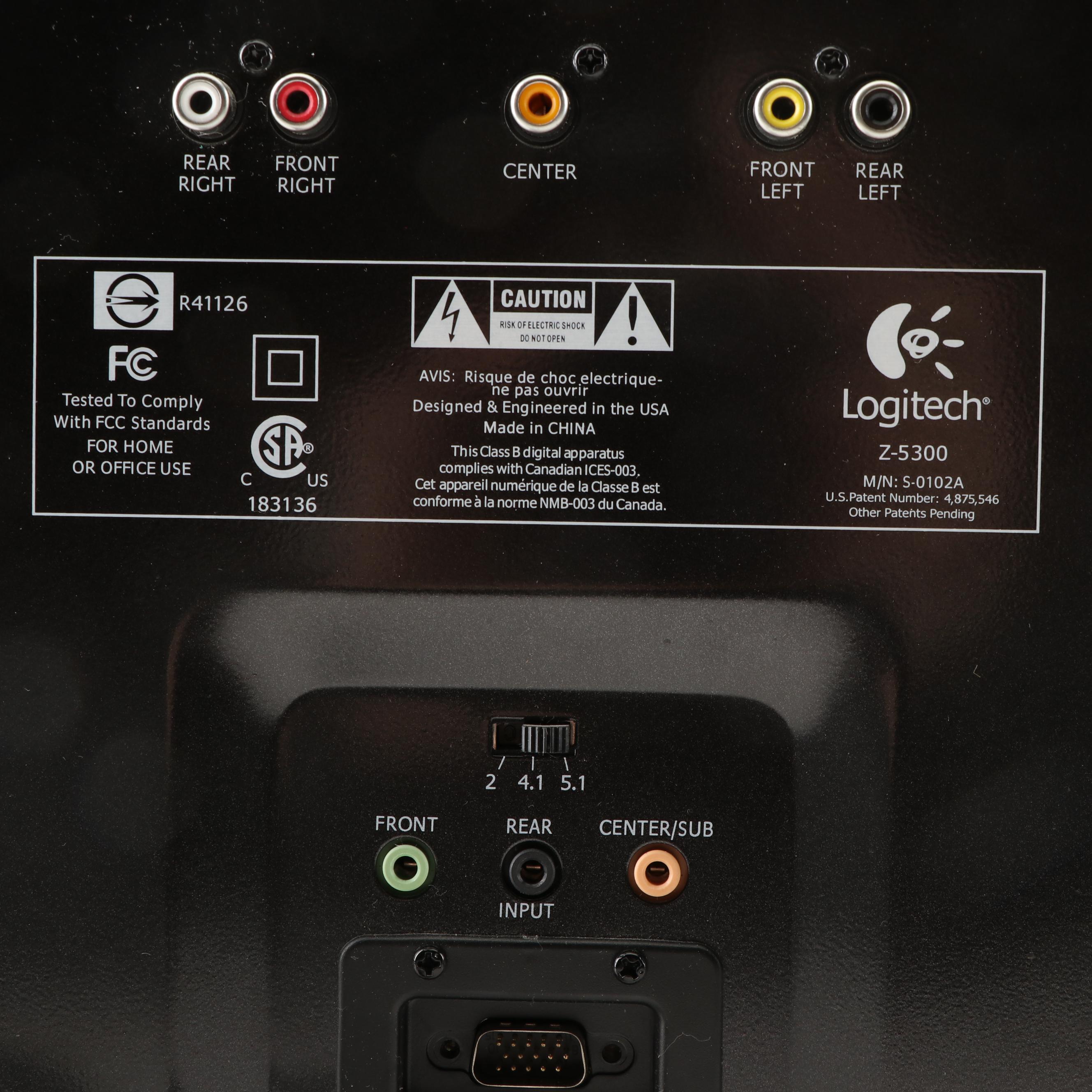 Logitech Z-5300 5.1-Channel Surround Speaker System