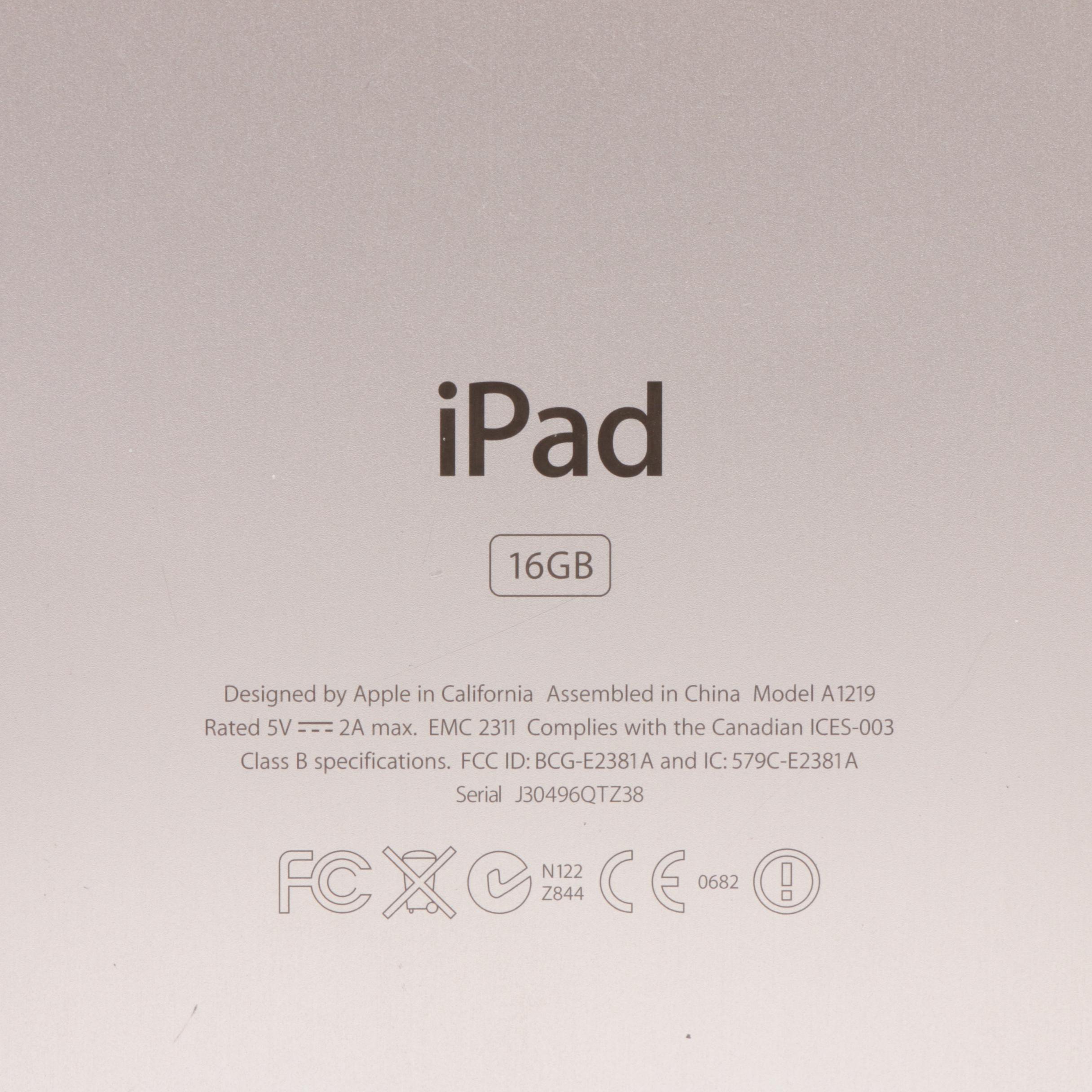 Apple iPad Tablet