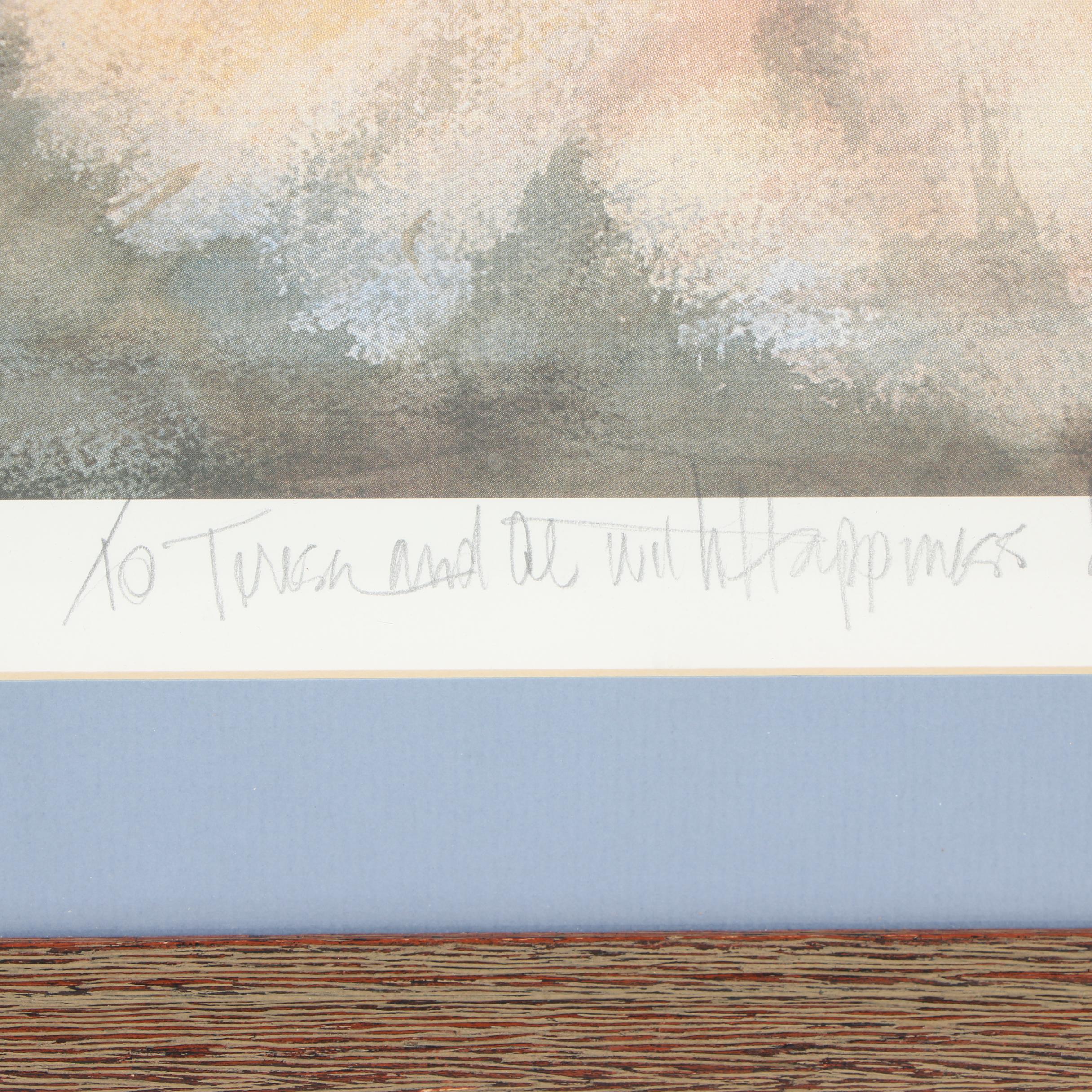 Buck Taylor 1997 AQHA Offset Lithograph Poster "Bloodlines"