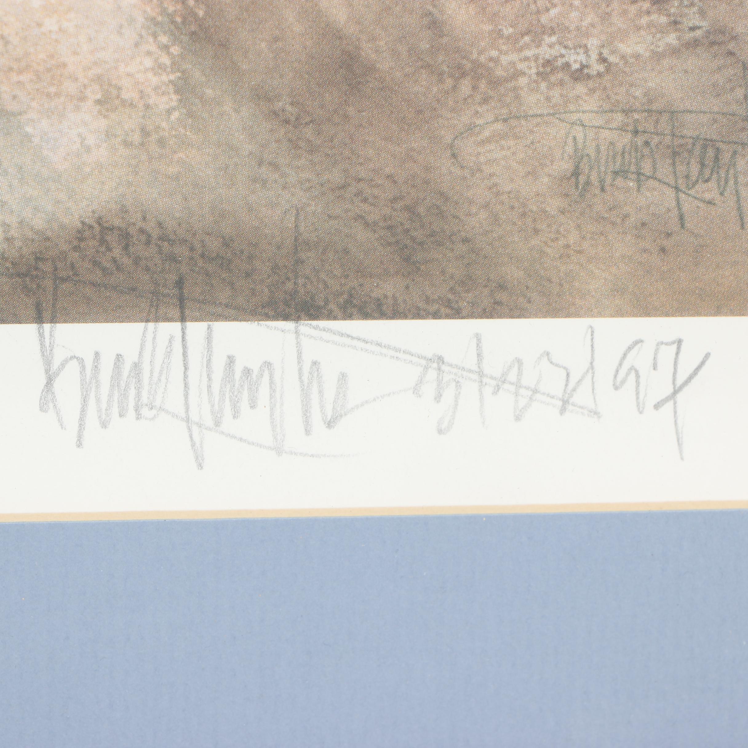 Buck Taylor 1997 AQHA Offset Lithograph Poster "Bloodlines"