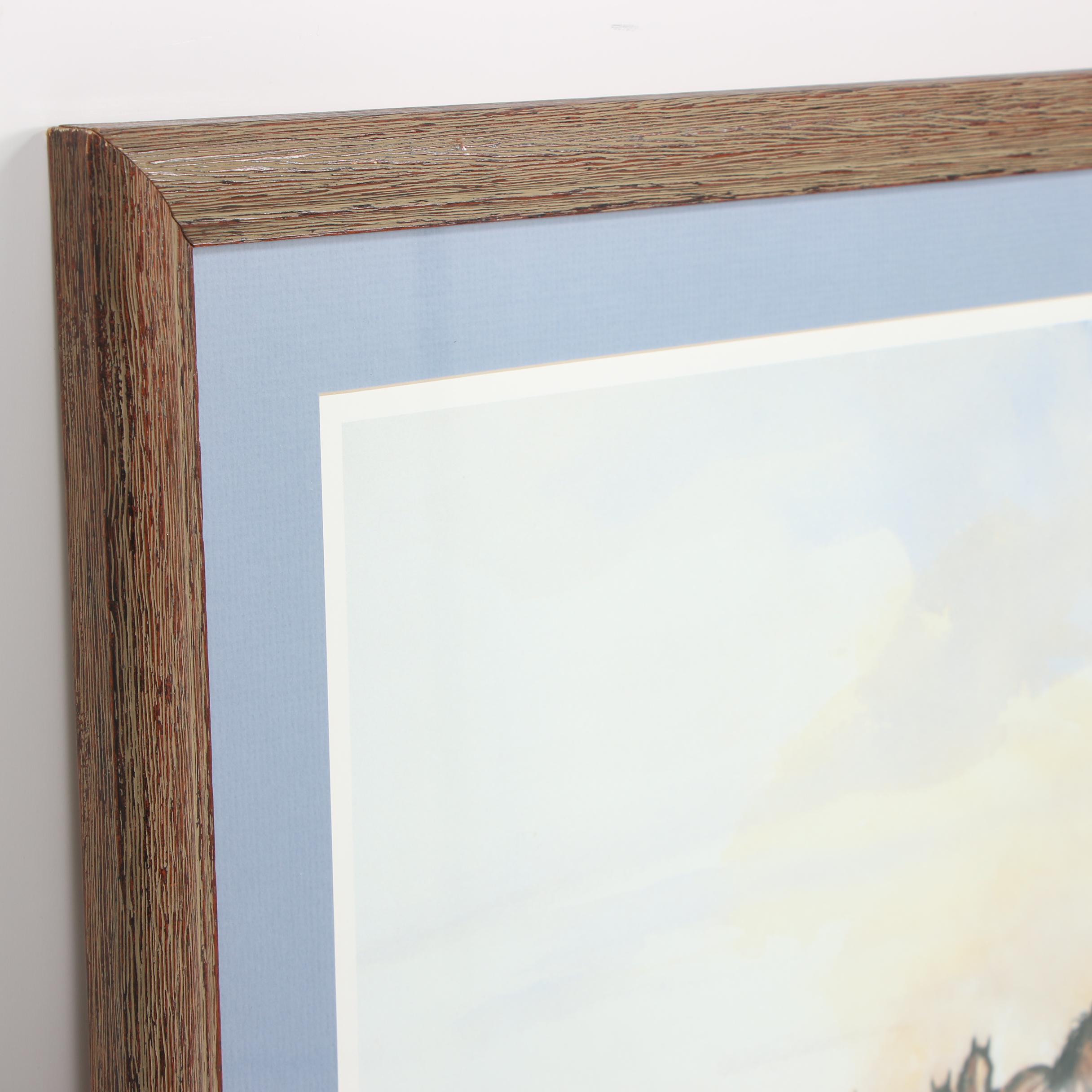 Buck Taylor 1997 AQHA Offset Lithograph Poster "Bloodlines"