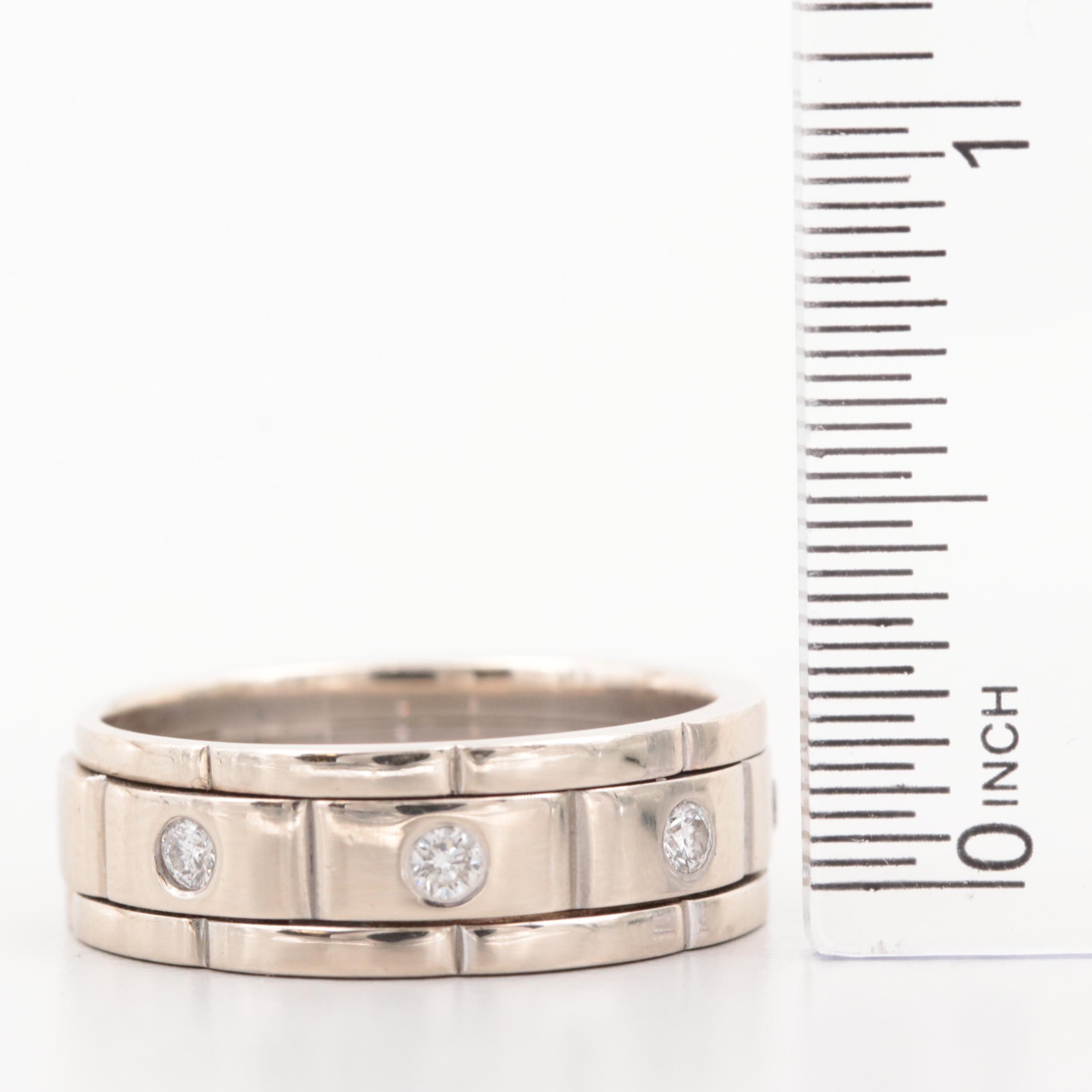 14K White Gold Diamond Ring