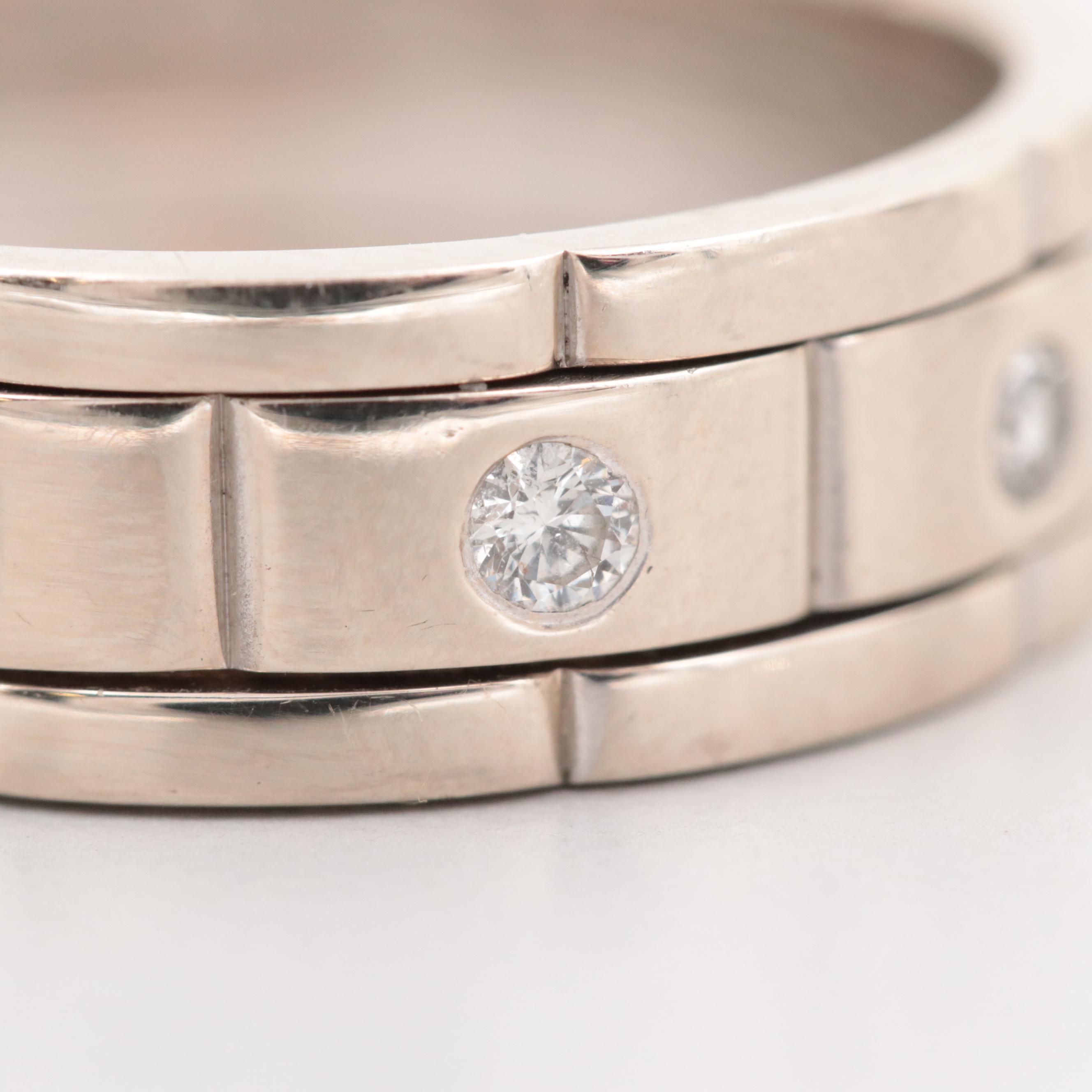 14K White Gold Diamond Ring