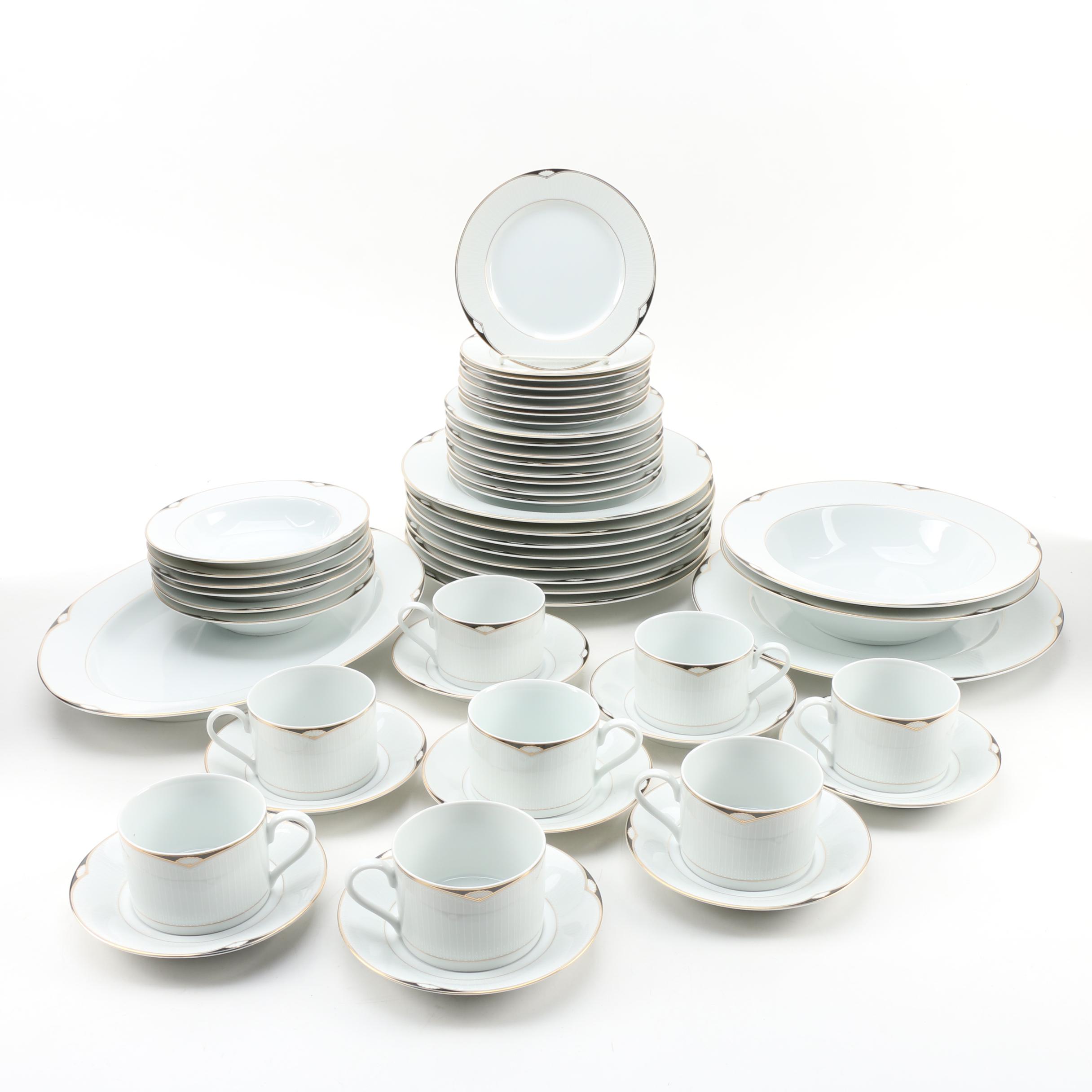 Mikasa for Oscar de la Renta "Aegean" Porcelain Dinnerware, 1992-2000