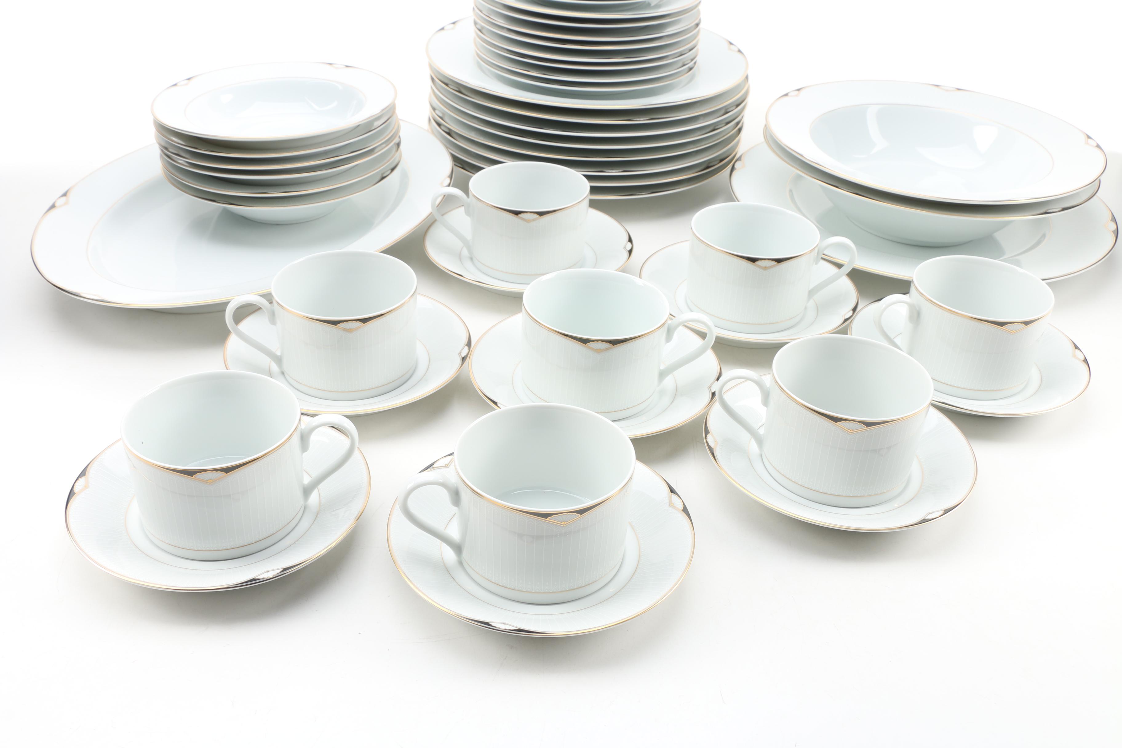 Mikasa for Oscar de la Renta "Aegean" Porcelain Dinnerware, 1992-2000
