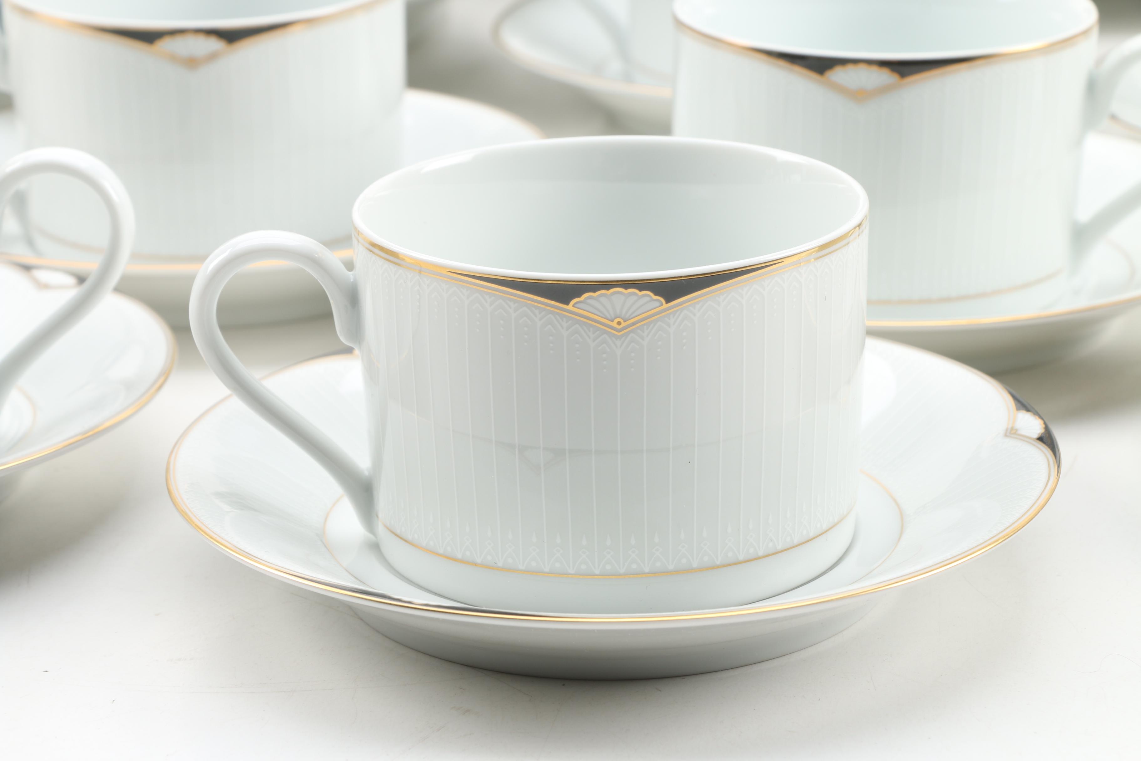Mikasa for Oscar de la Renta "Aegean" Porcelain Dinnerware, 1992-2000