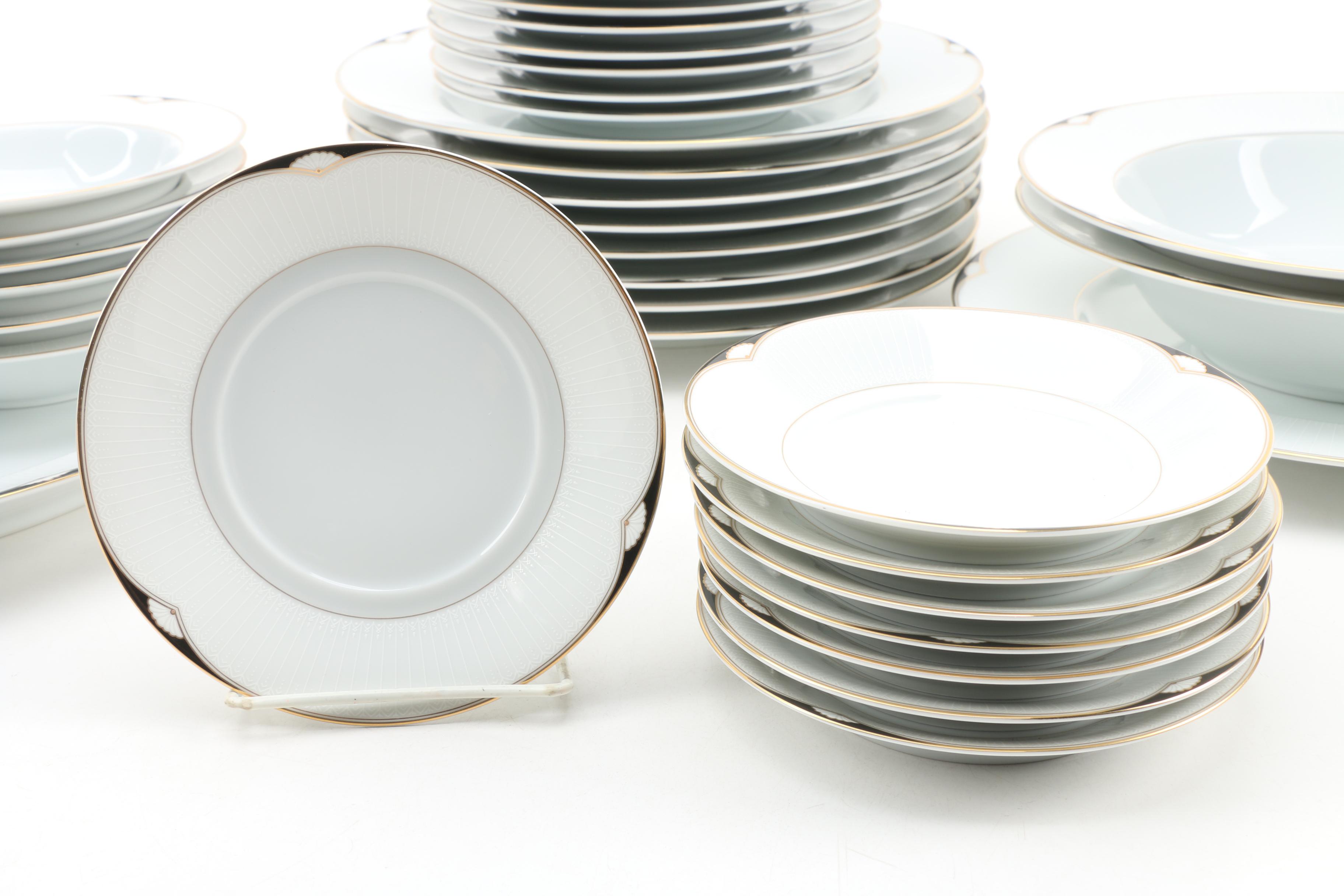 Mikasa for Oscar de la Renta "Aegean" Porcelain Dinnerware, 1992-2000